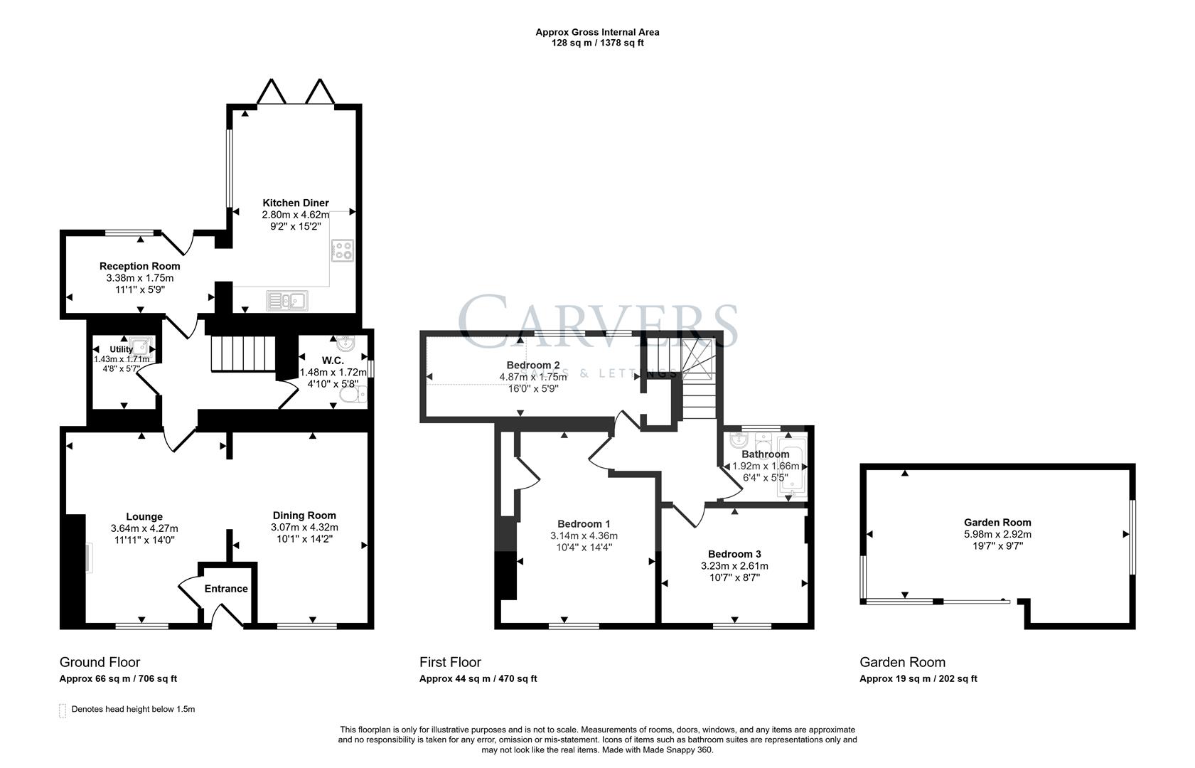 Floorplan for Marygate, Barton