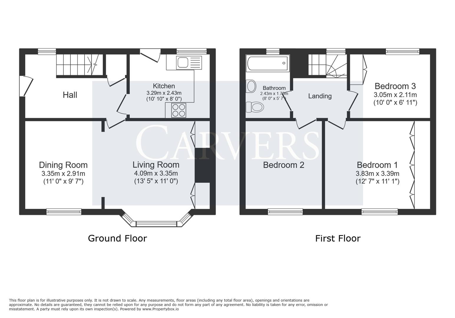 Floorplan for Glenfield Road, Darlington