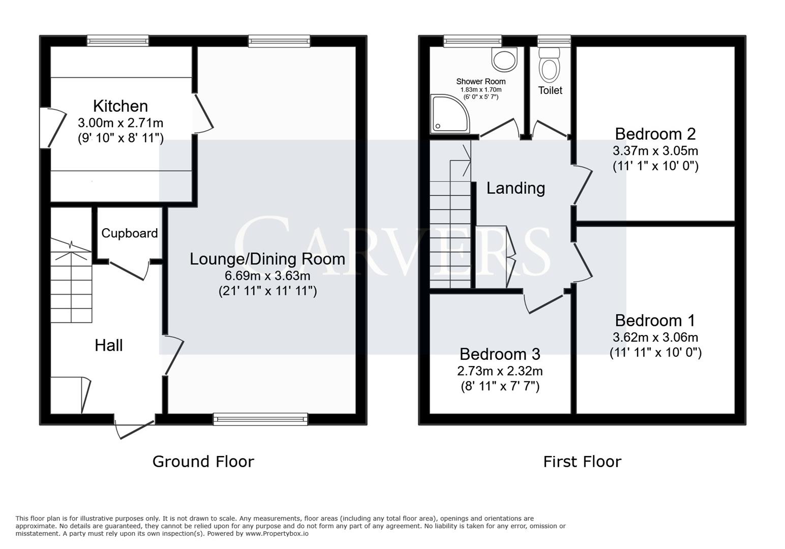 Floorplan for Melrose Avenue, Darlington