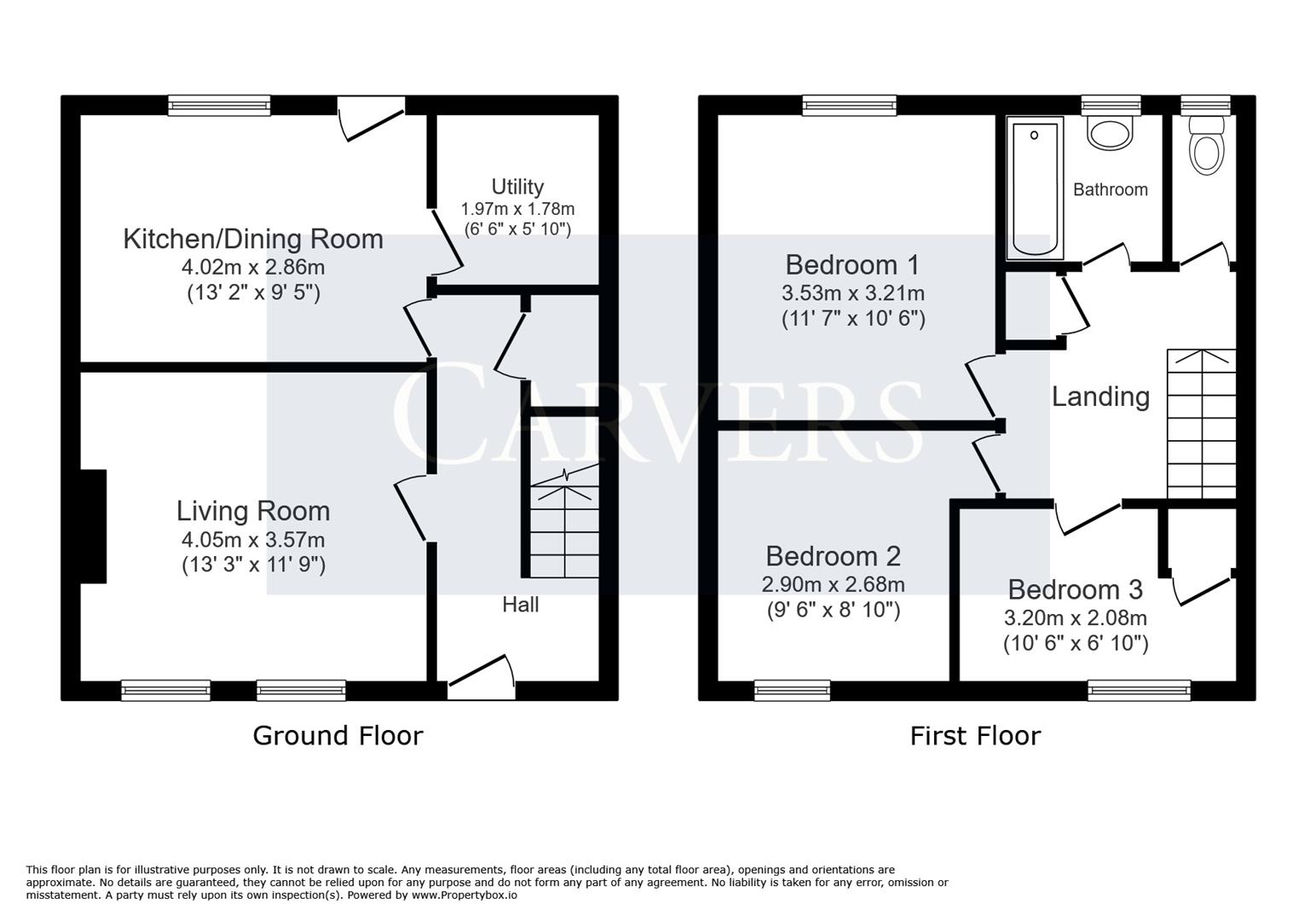 Floorplan for Mill Close, Ravensworth