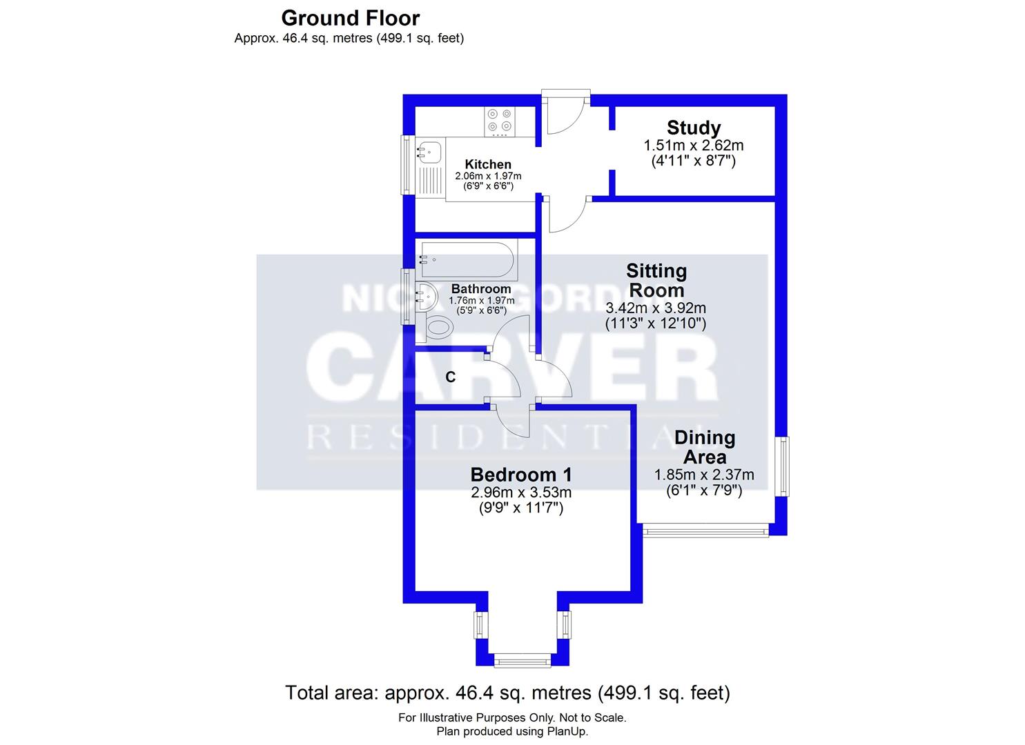 Floorplan for Waterloo Street, Richmond