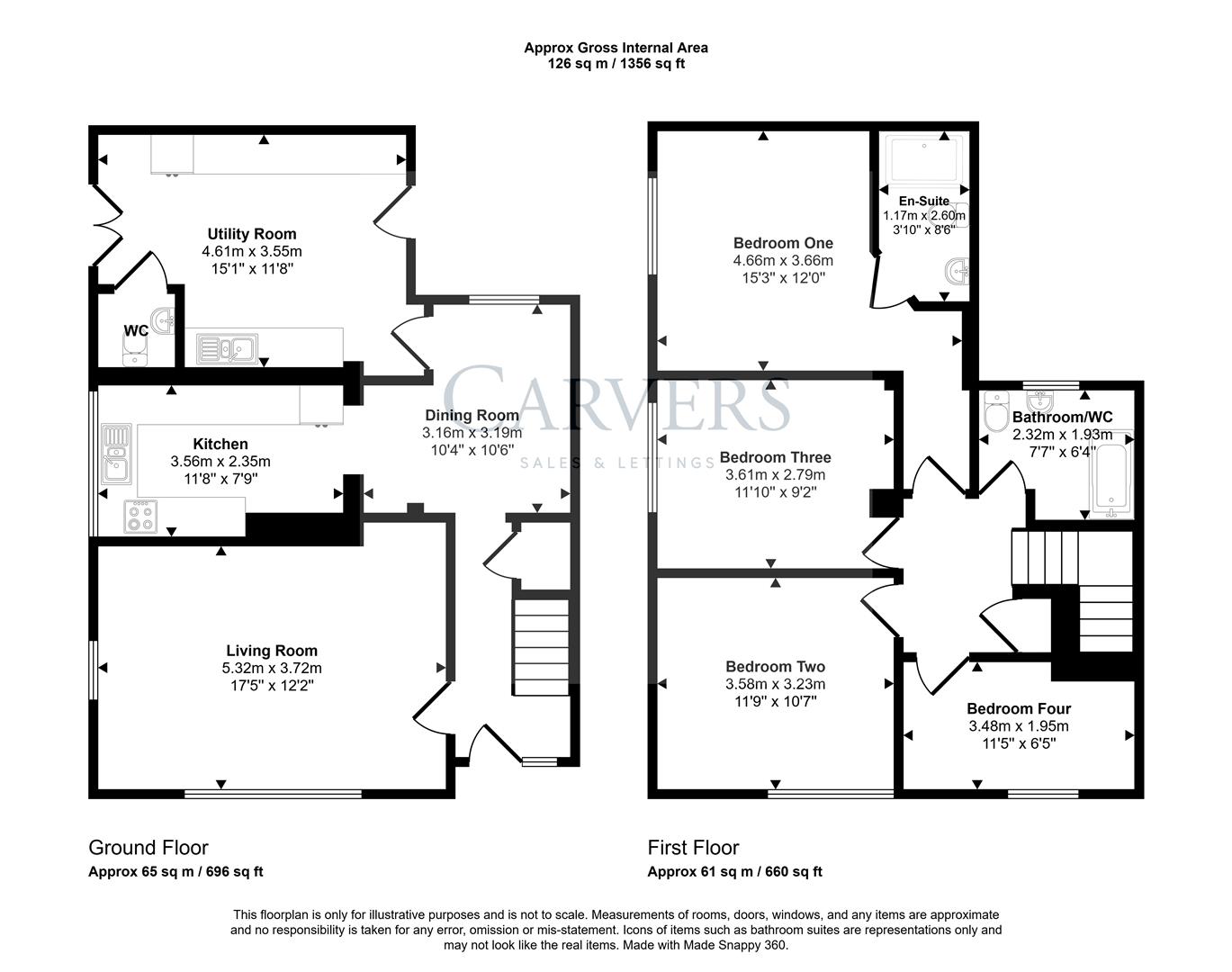 Floorplan for Greathead Crescent, Newton Aycliffe