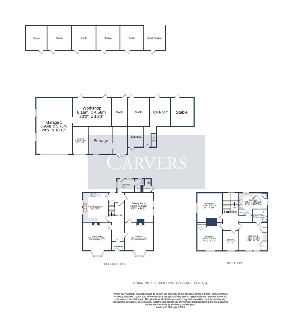 Floorplan for Heighington Village, Newton Aycliffe