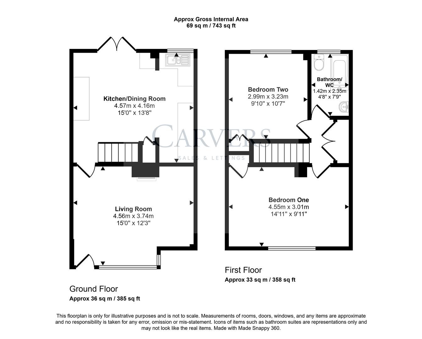 Floorplan for Walcher Road, Newton Aycliffe