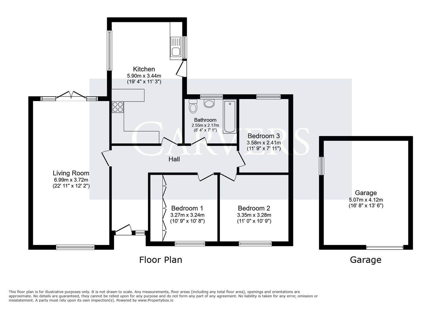 Floorplan for Northallerton Road, Brompton, Northallerton