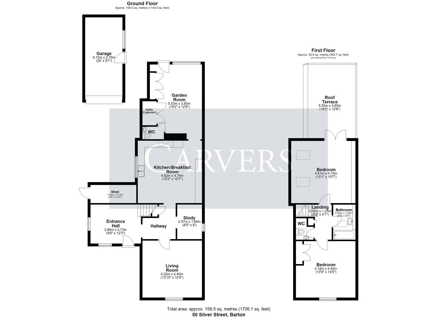 Floorplan for Silver Street, Barton, Richmond