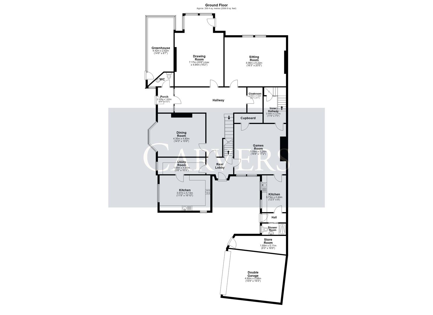 Floorplan for Church Lane, Middleton St. George, Darlington