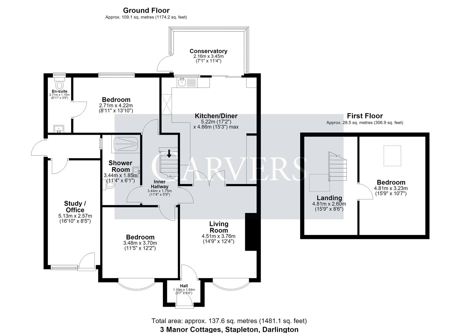 Floorplan for Stapleton, Darlington