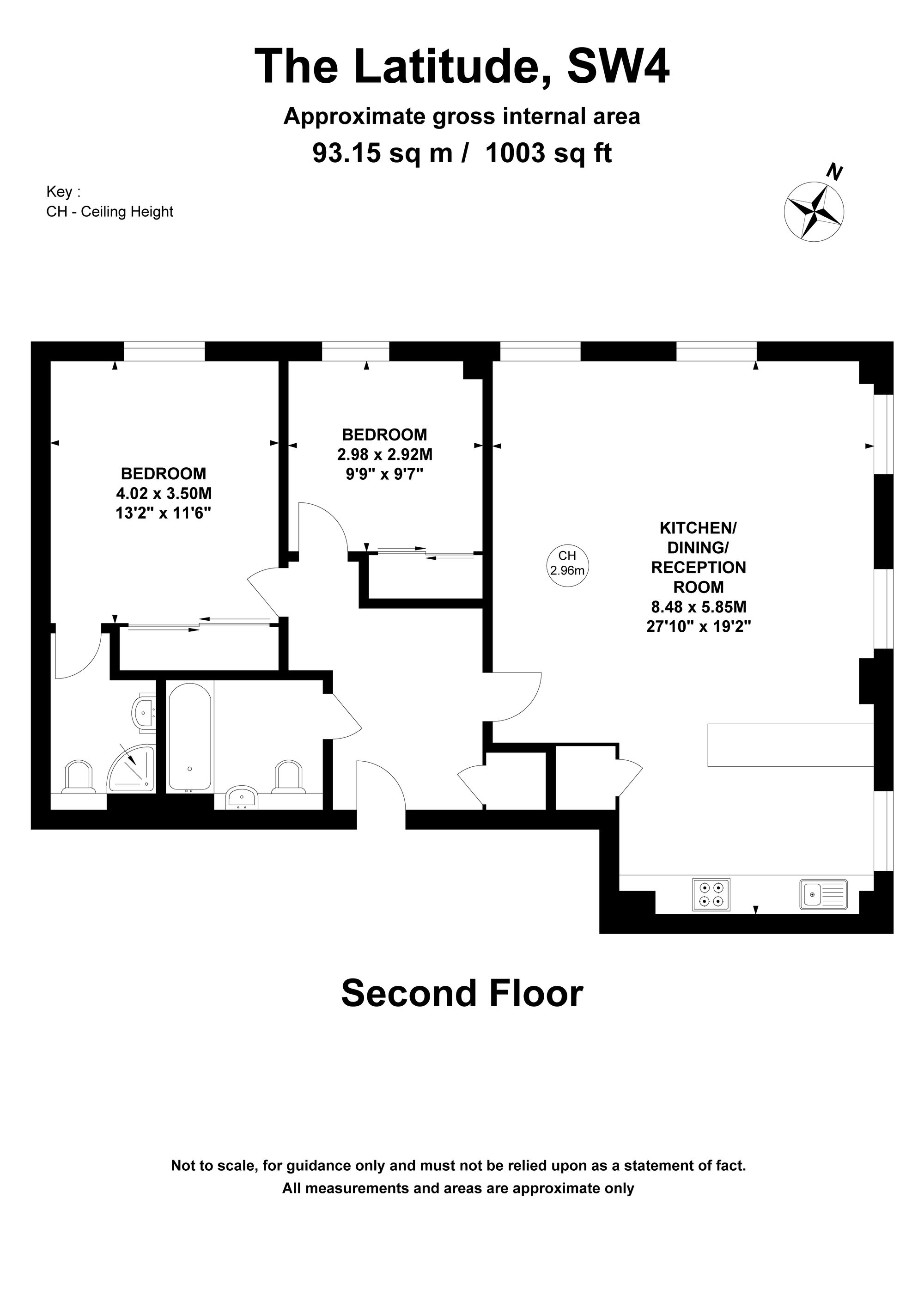 Floorplan for Clapham Common South Side, London, SW4