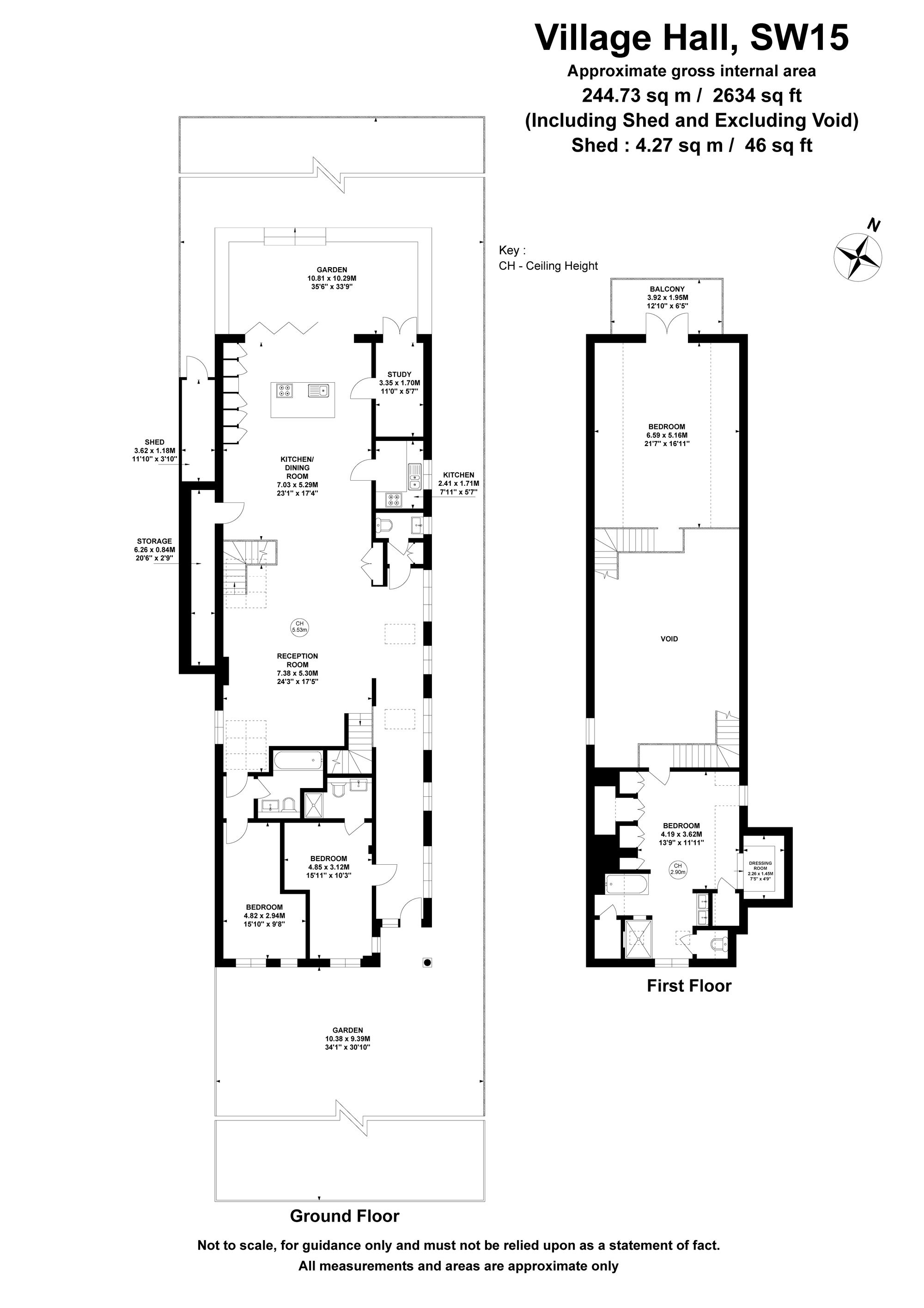 Floorplan for Kingston Vale, London, SW15