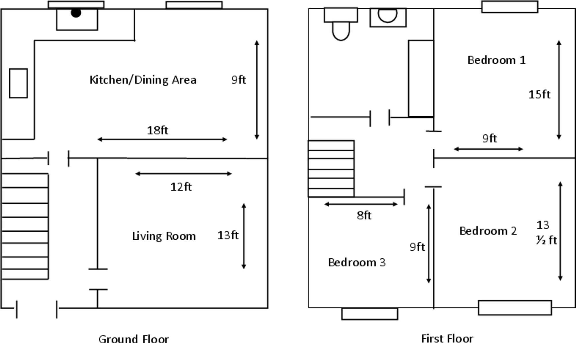 Floorplan for Home Gardens, Dagenham, RM10