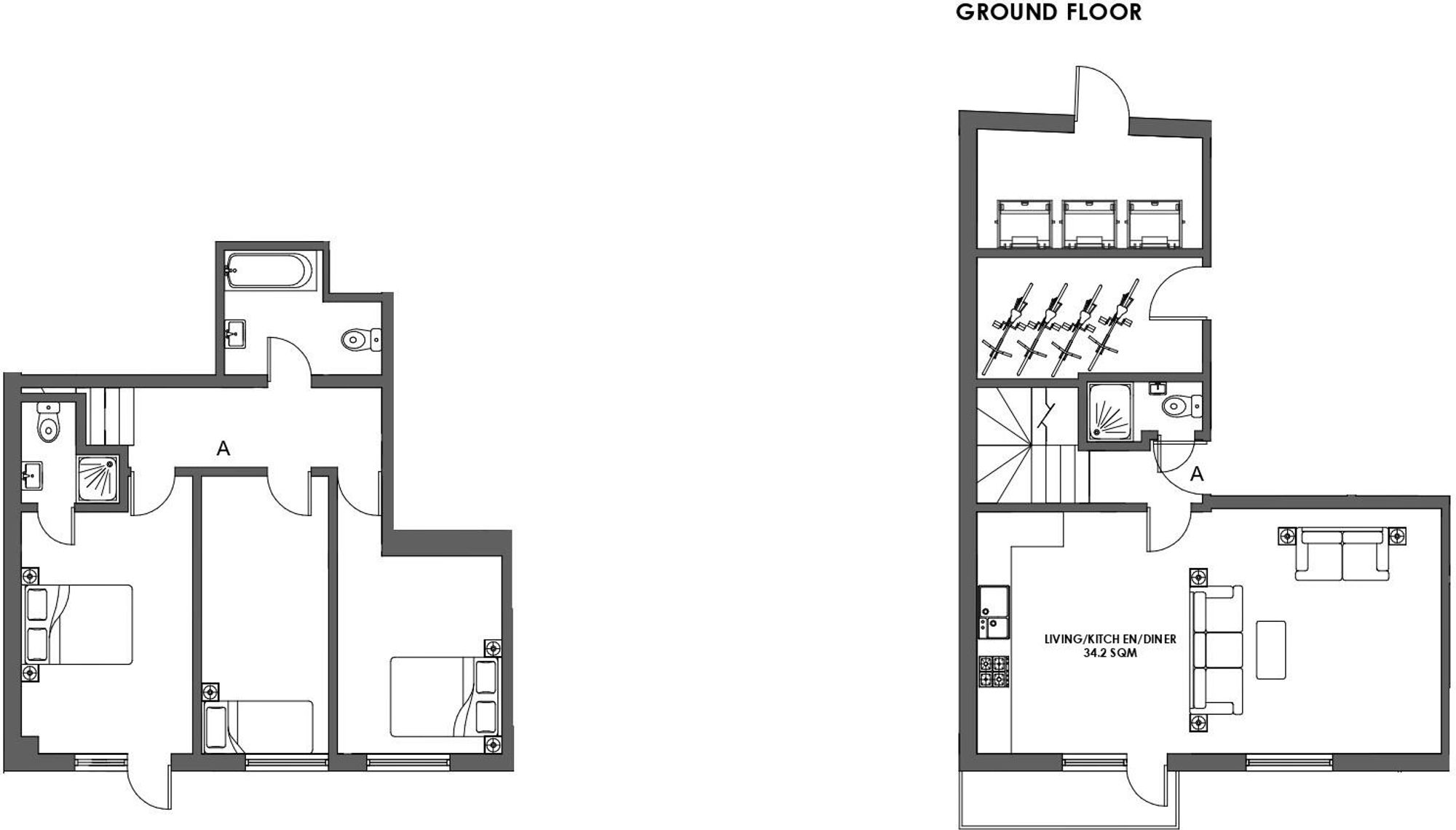 Floorplan for White Horse Road, Little Star House, E1