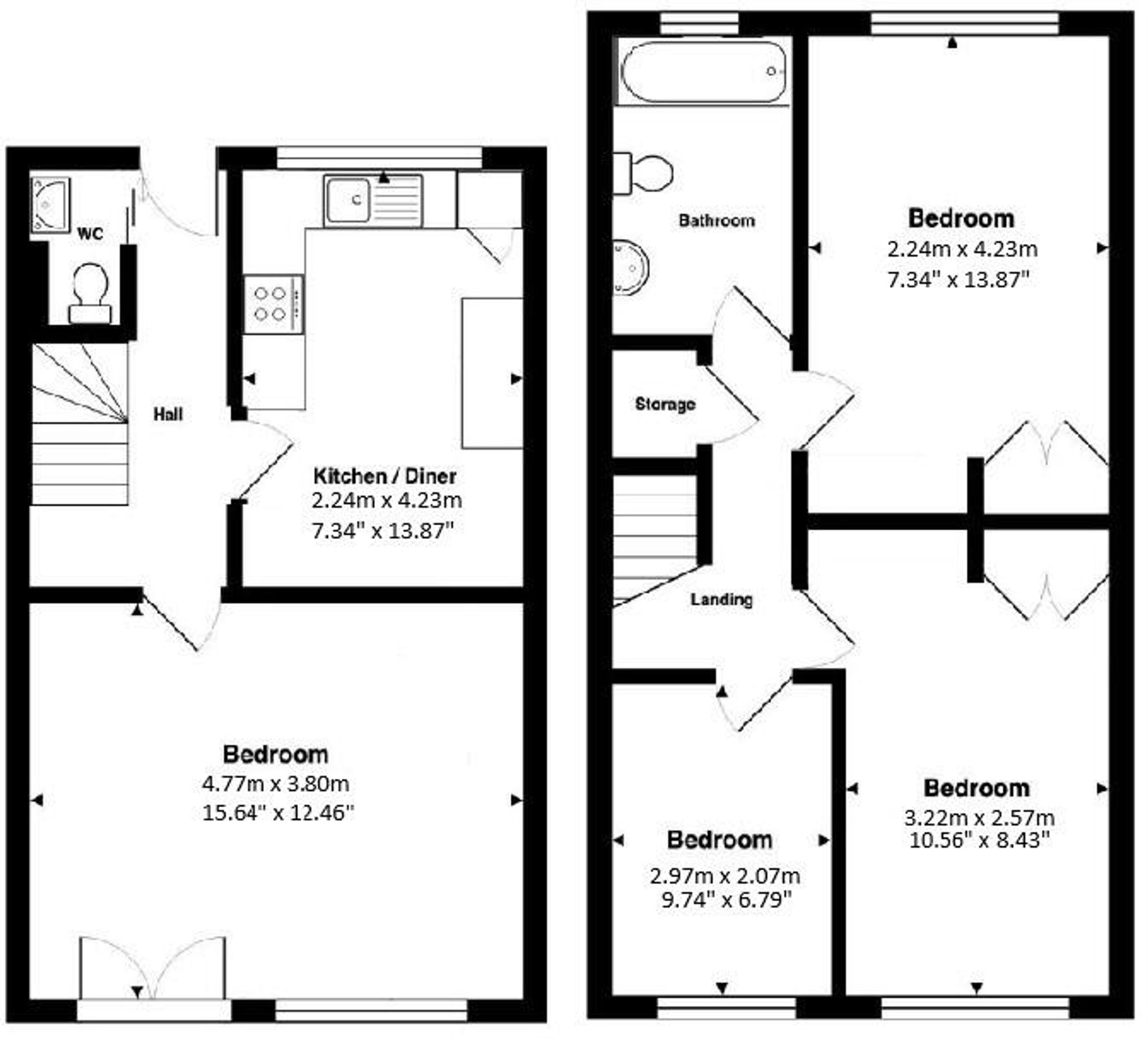 Floorplan for Sandalwood Close, London, E1