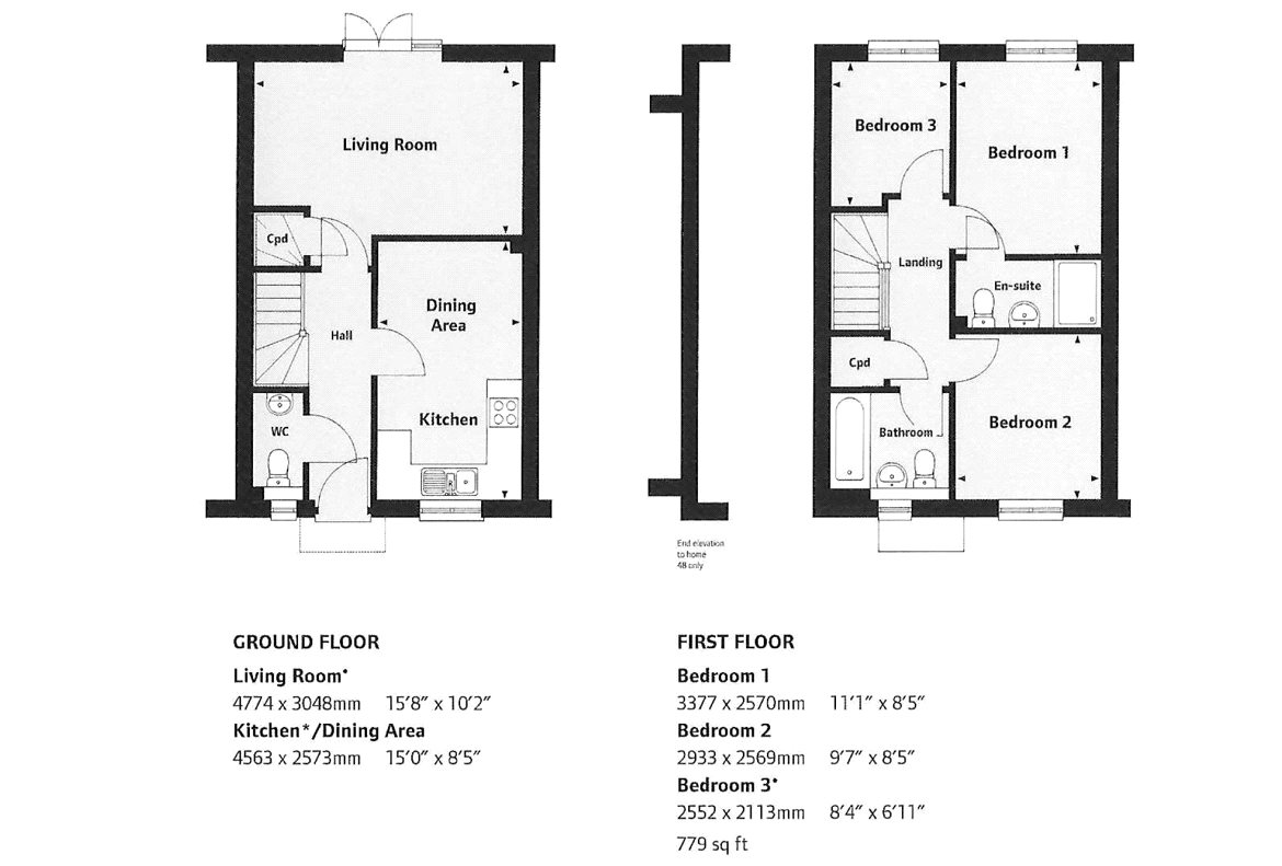 3 bedroom House to let in Charlton Hayes, Bristol