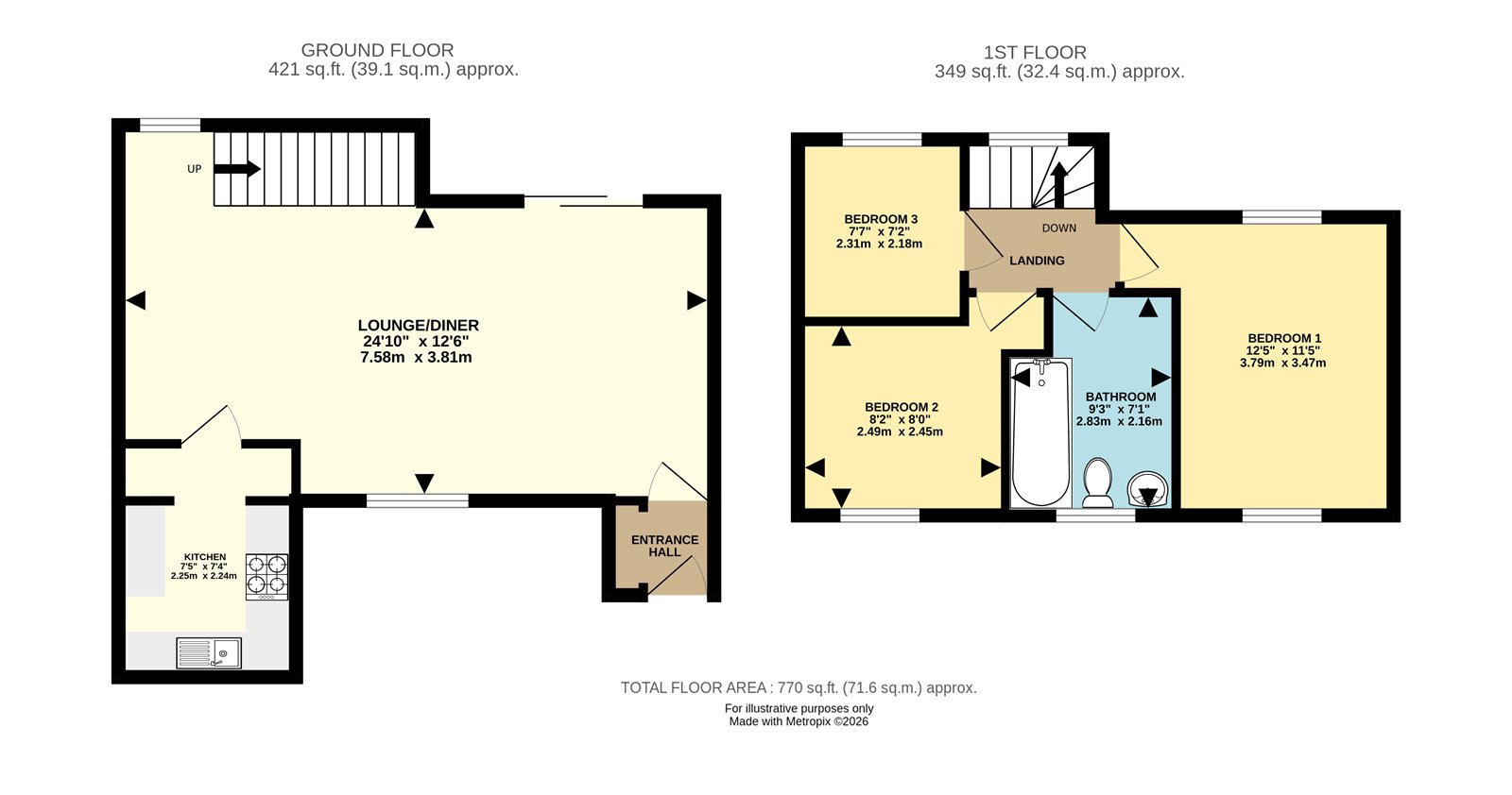 3 bedroom House for sale in Bradley Stoke, Bristol
