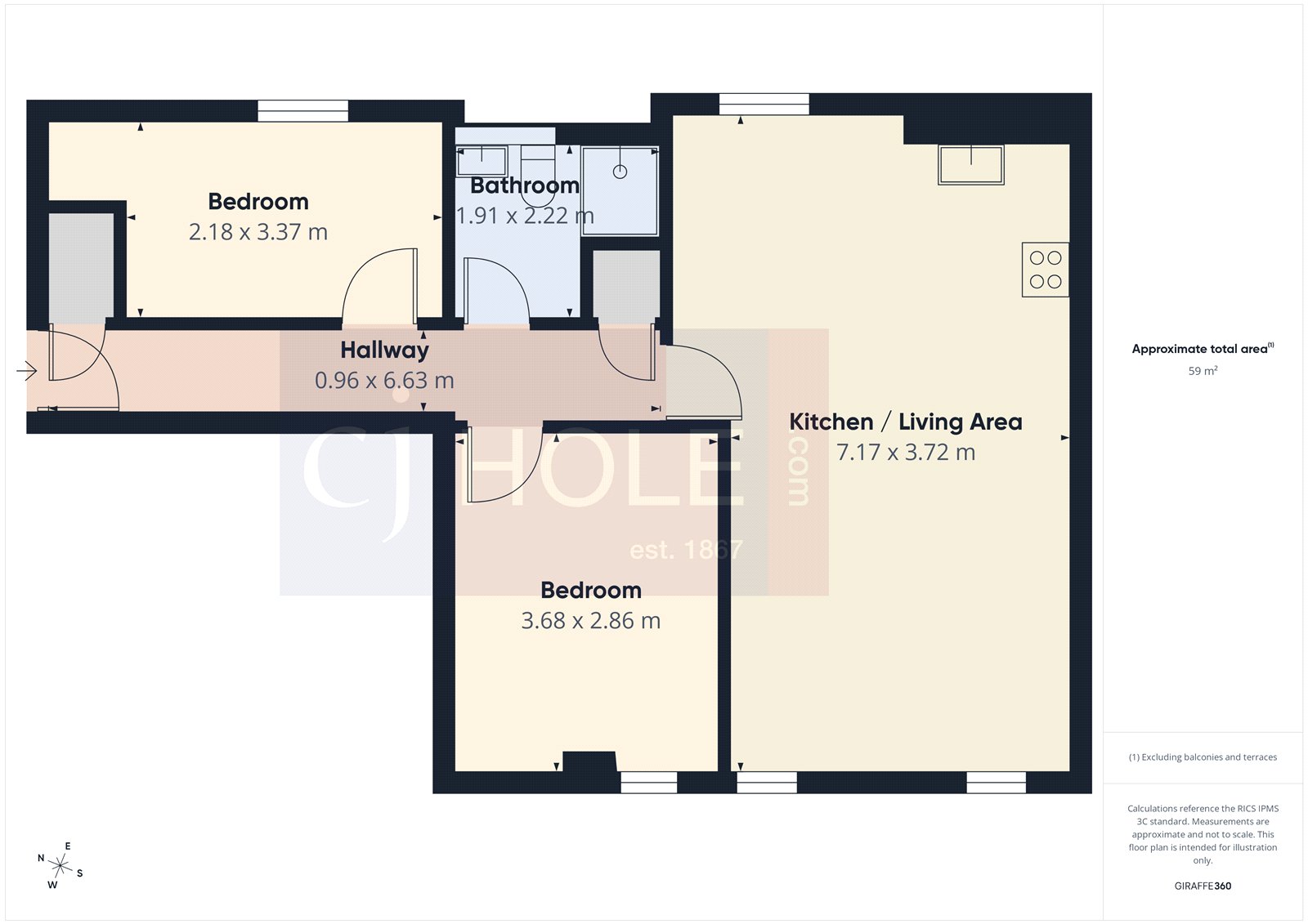 2 bedroom Flat to let in Easton, Bristol