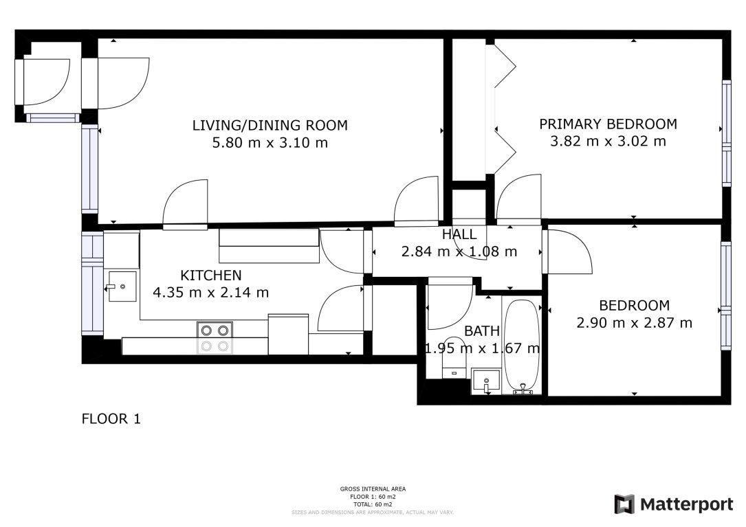 Floorplan for St Peters Close, Newbury Park