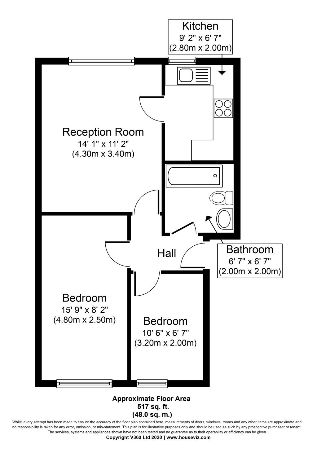 Floorplan for Ringwood Road, Walthamstow E17