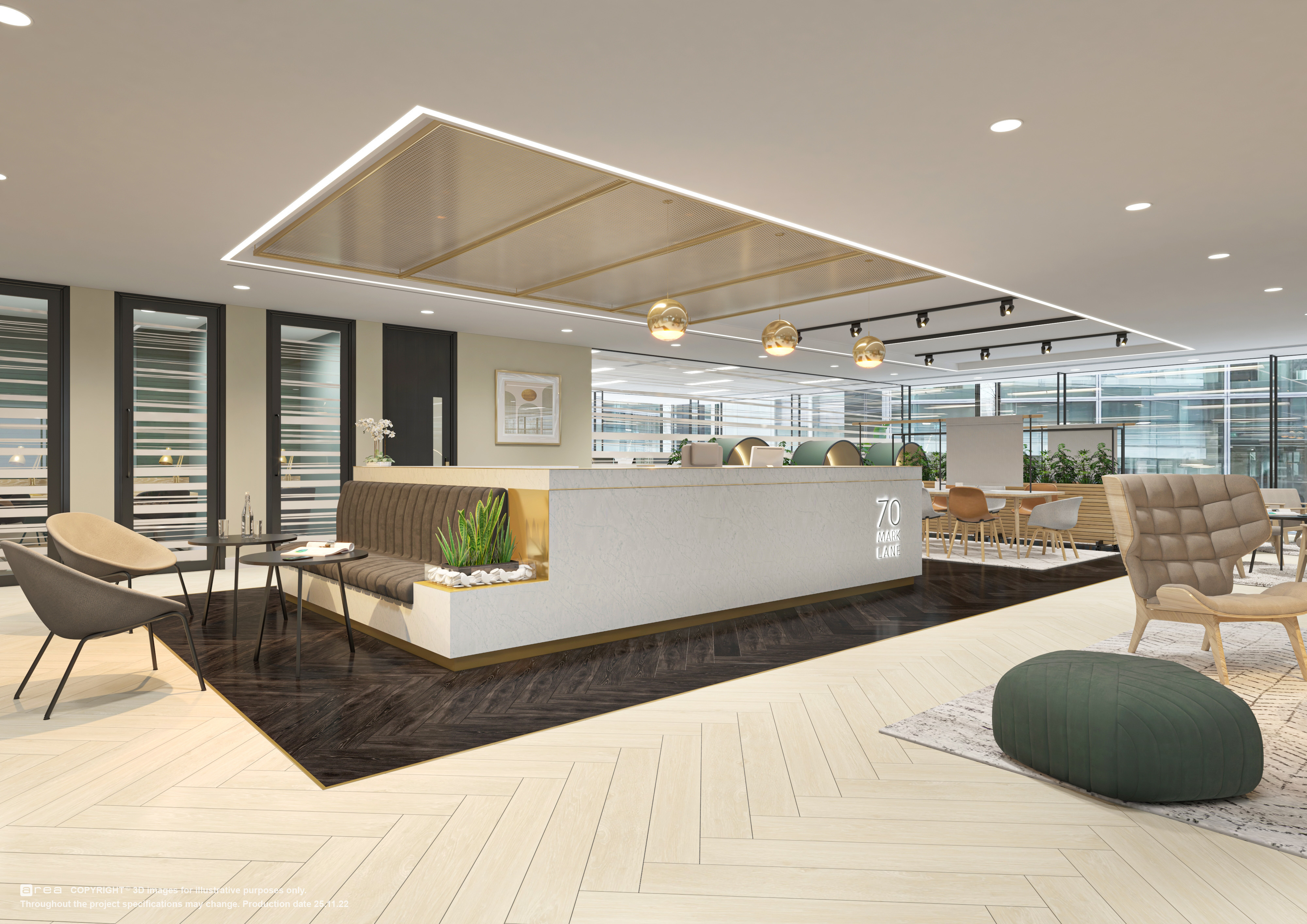 Professional office with city views on Fenchurch Street