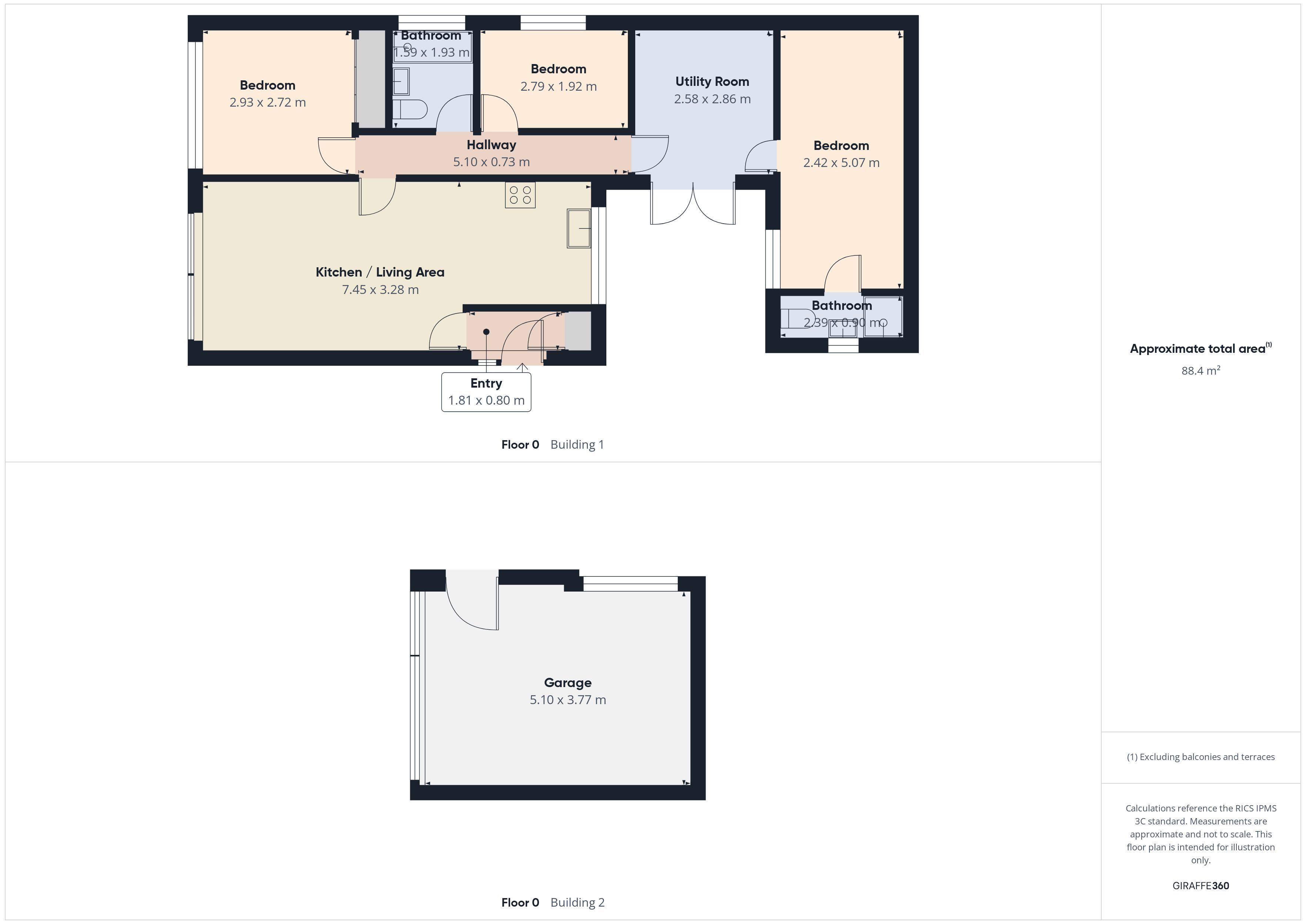 Floorplan for Shaw, Oldham, Greater Manchester