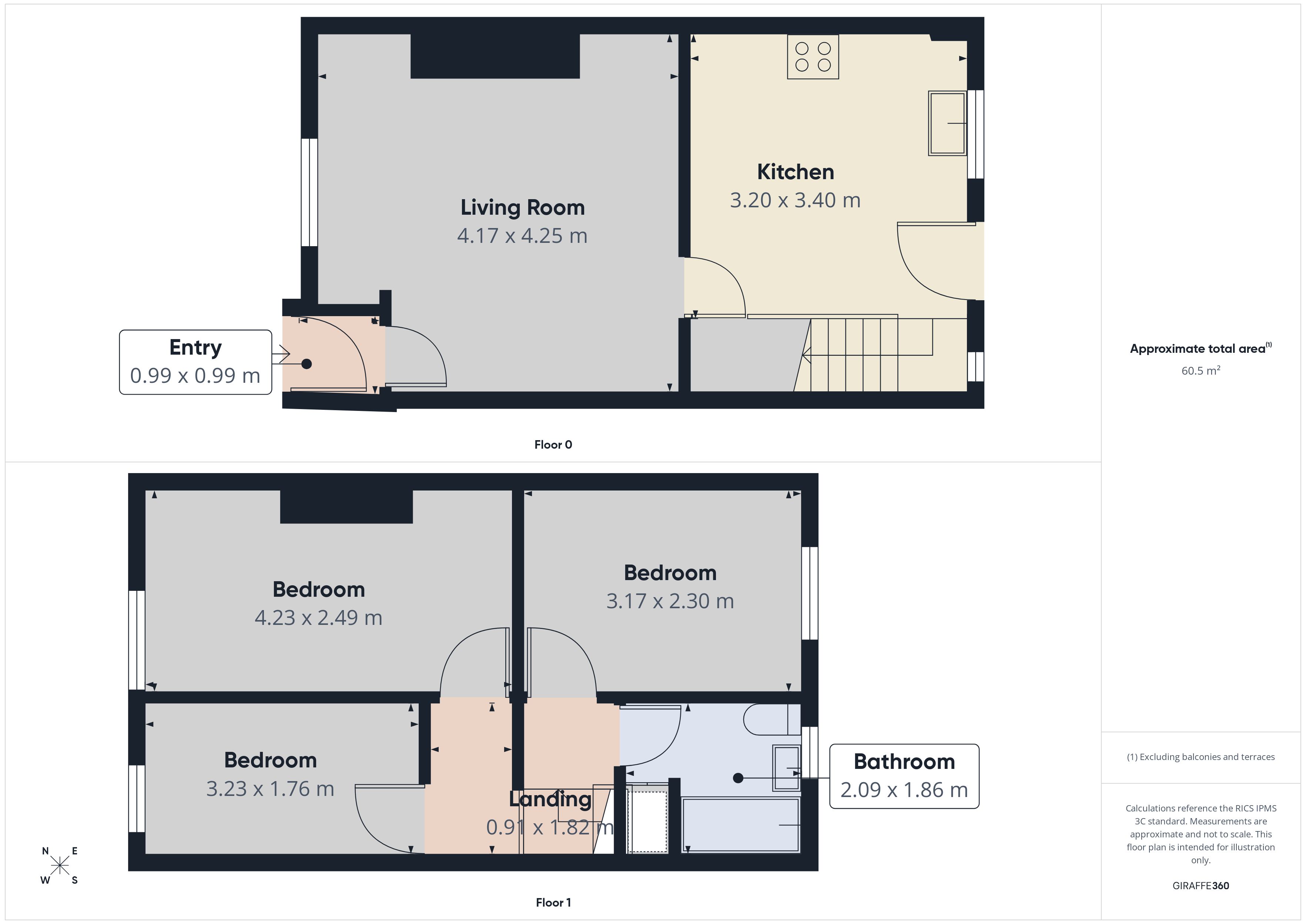 Floorplan for Brunswick Street, Shaw, Oldham, Greater Manchester