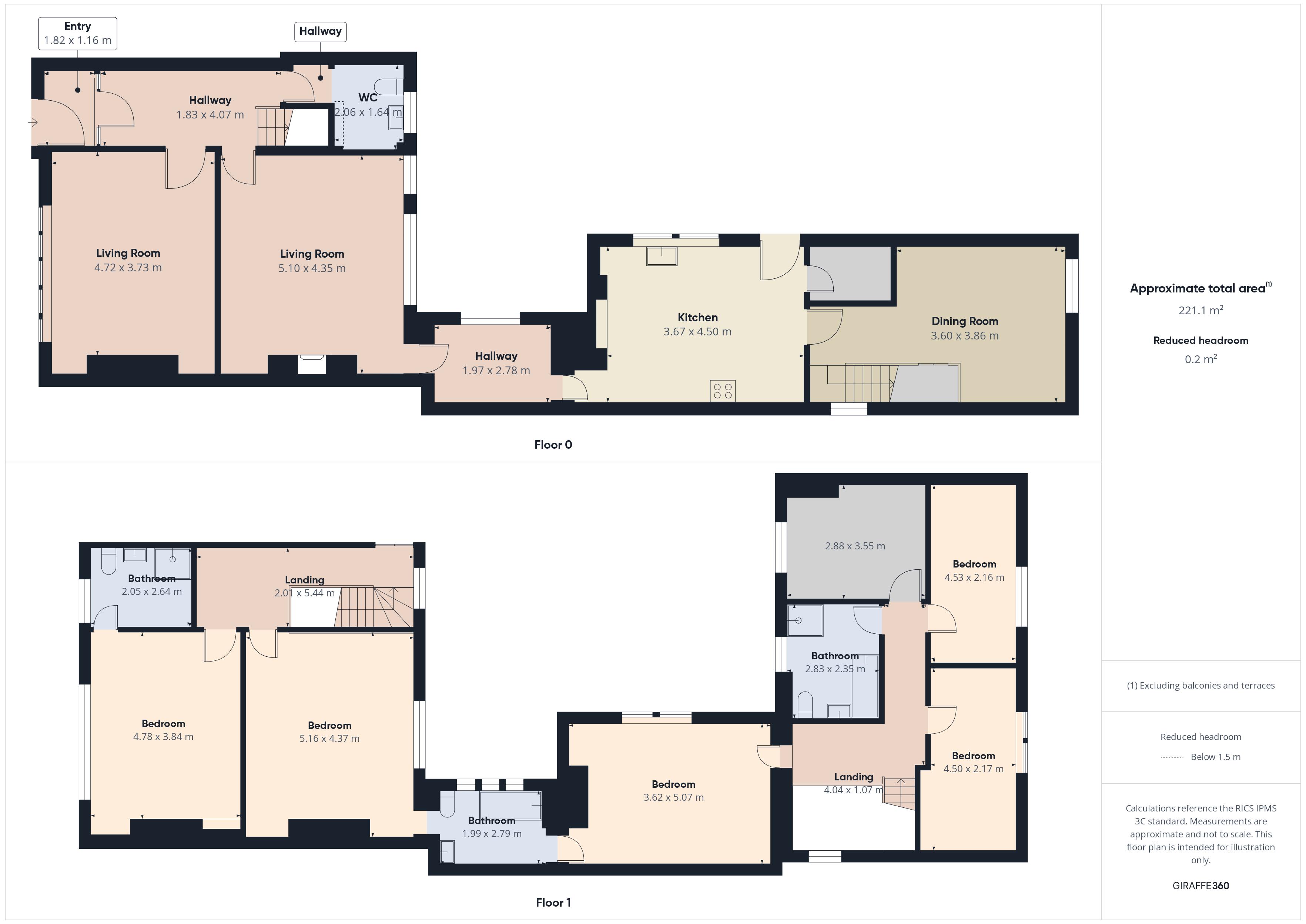 Floorplan for Shaw, Oldham, Greater Manchester