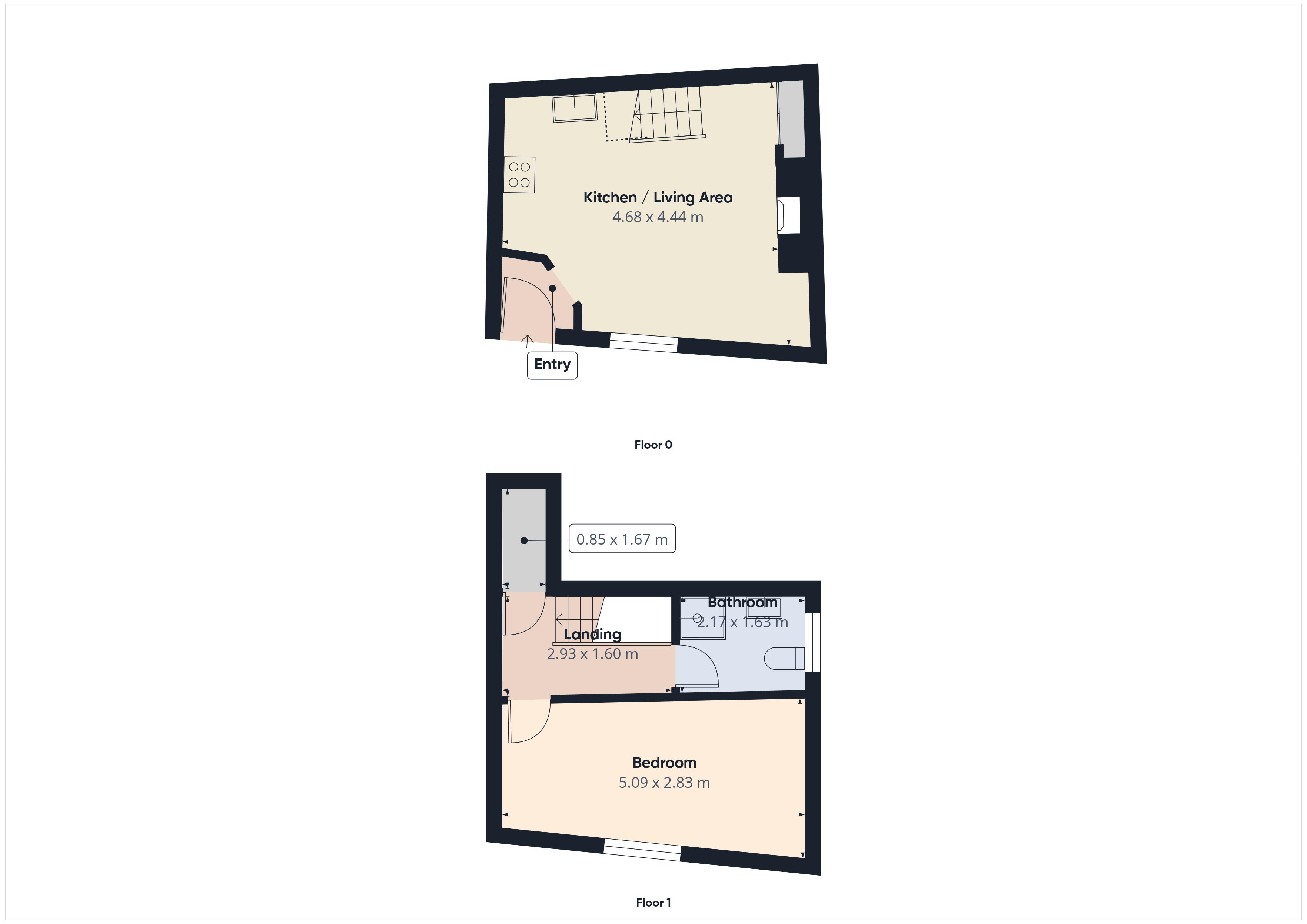 Floorplan for Shaw Road, Newhey, Rochdale Greater Manchester
