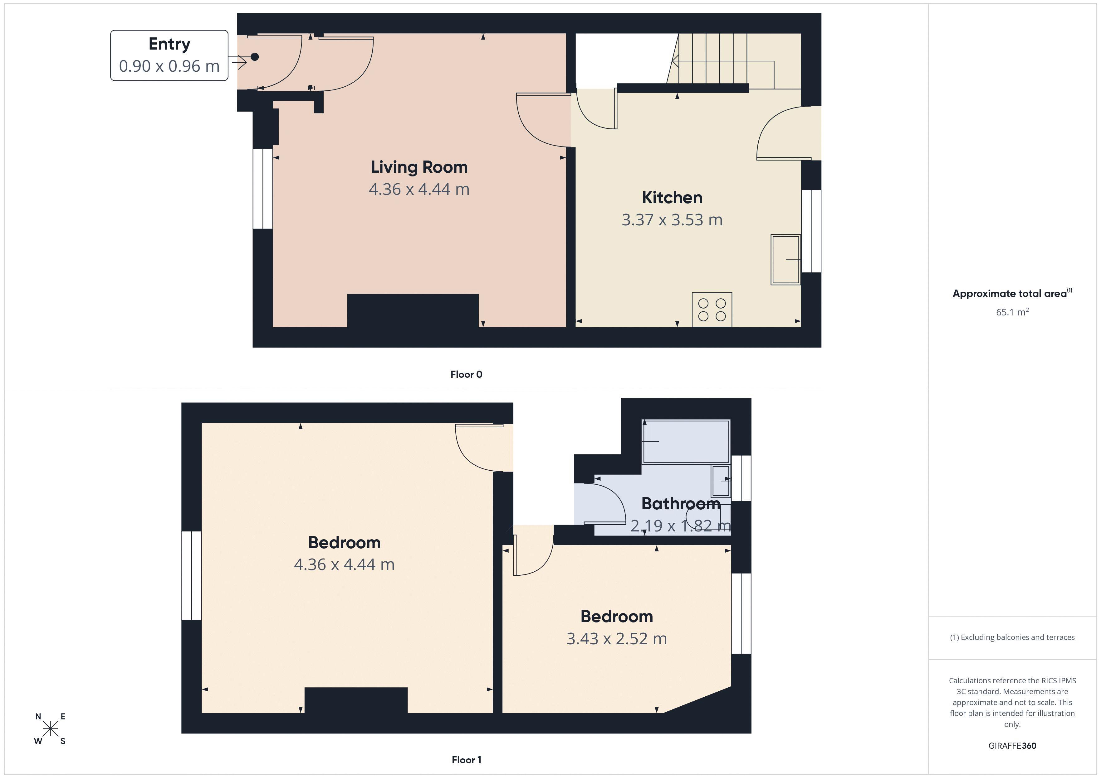 Floorplan for Shaw, Oldham, Greater Manchester