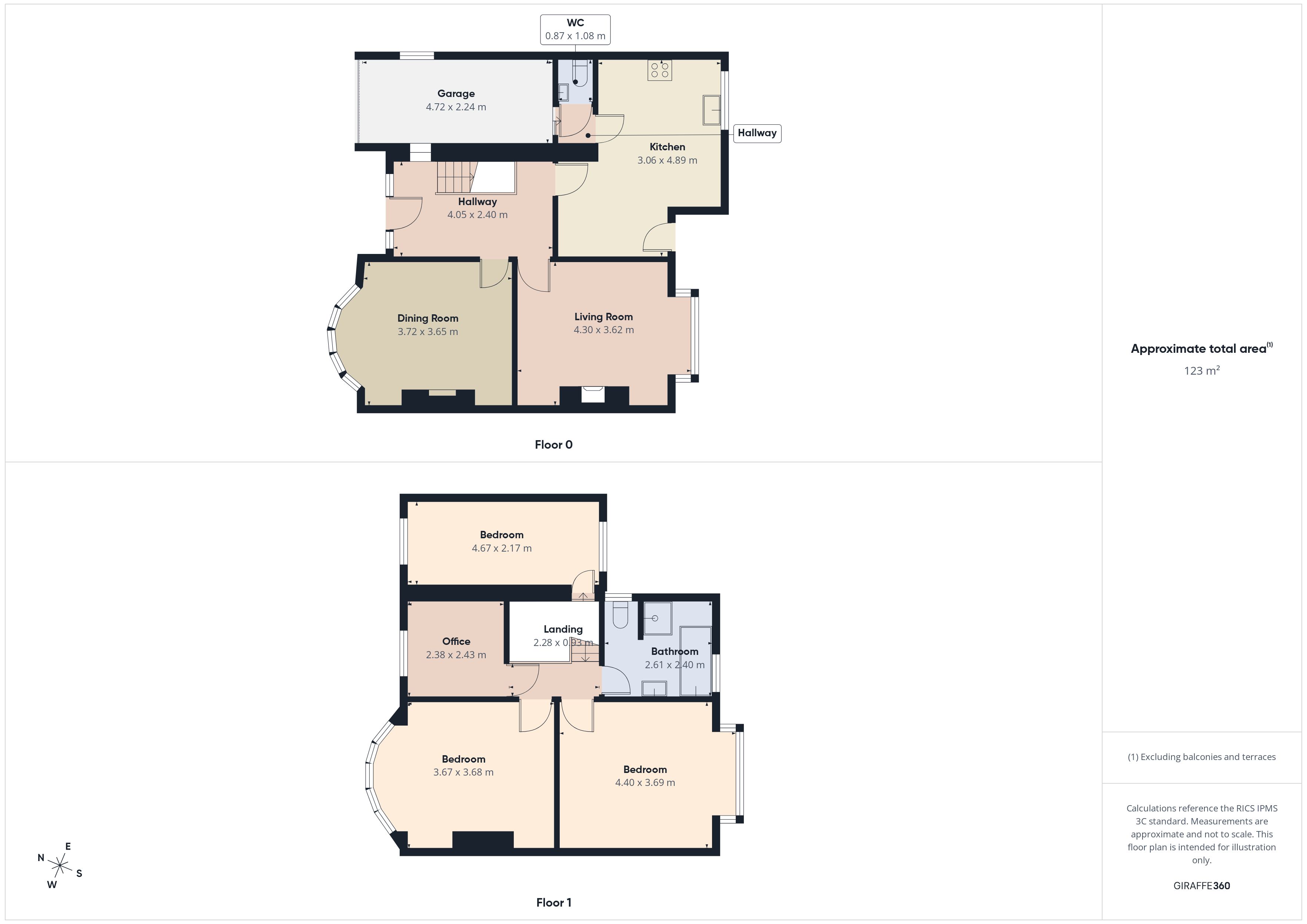Floorplan for Bartlett Road, Shaw, Oldham, Greater Manchester