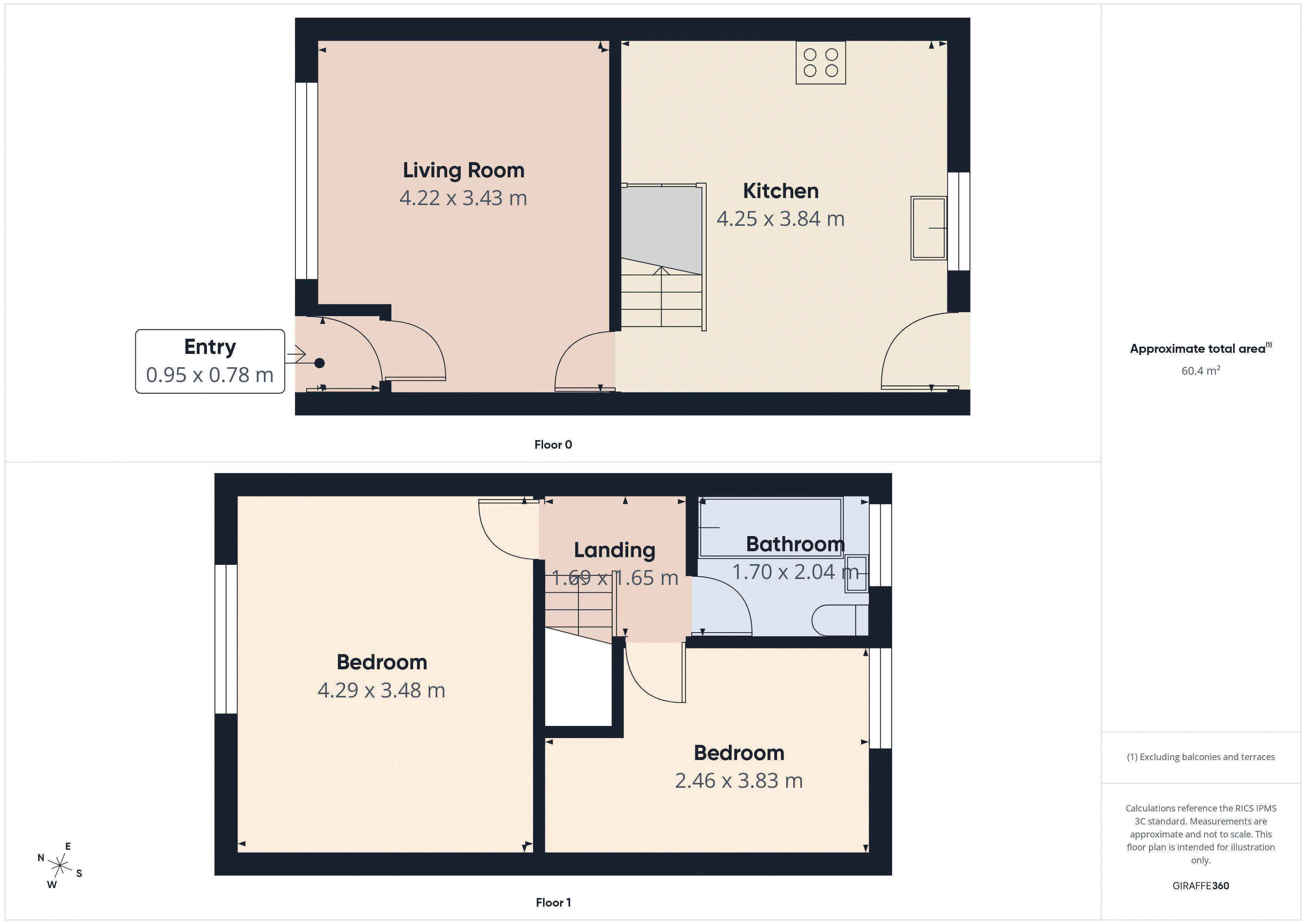 Floorplan for Walter Scott Street, Oldham, Greater Manchester