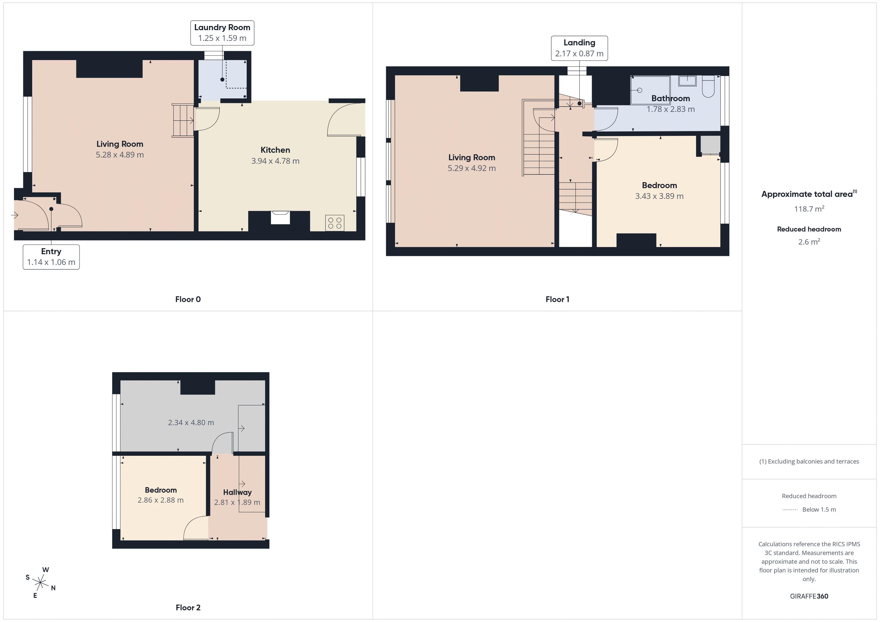 Floorplan for Broad Lane, Rochdale, Greater Manchester