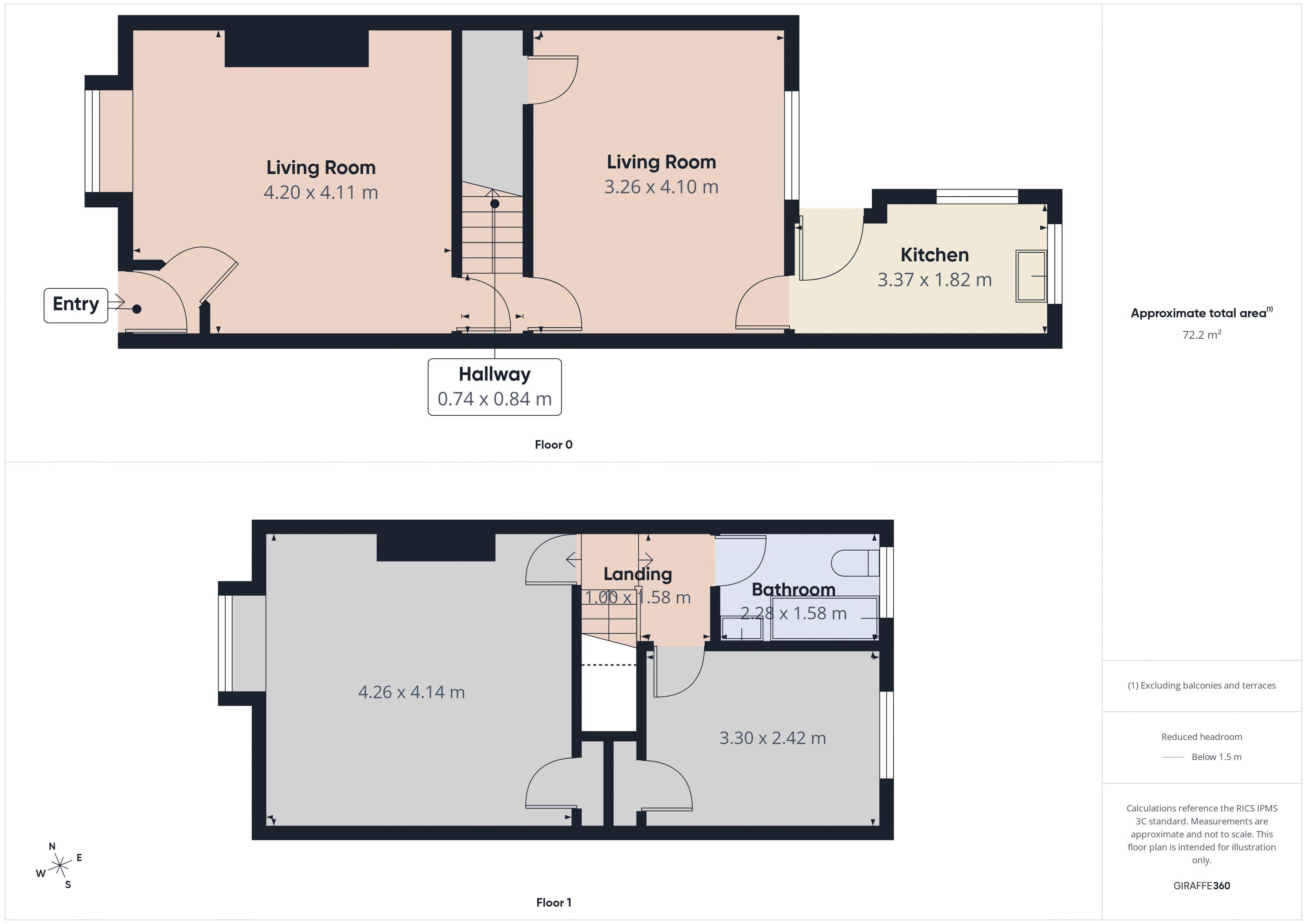 Floorplan for Rochdale Road, Middleton, Manchester Greater Manchester