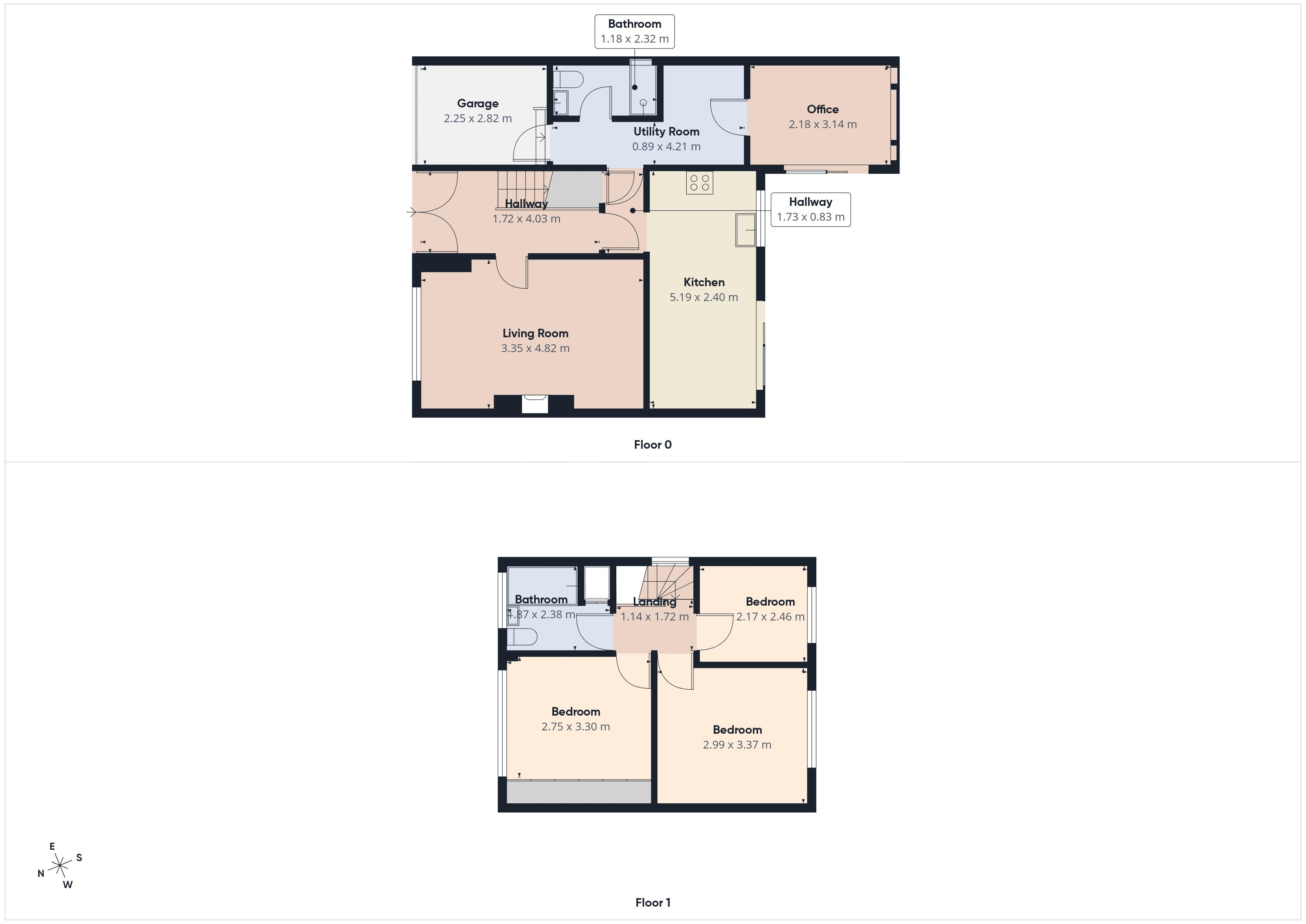 Floorplan for Longden Avenue, Oldham, Greater Manchester