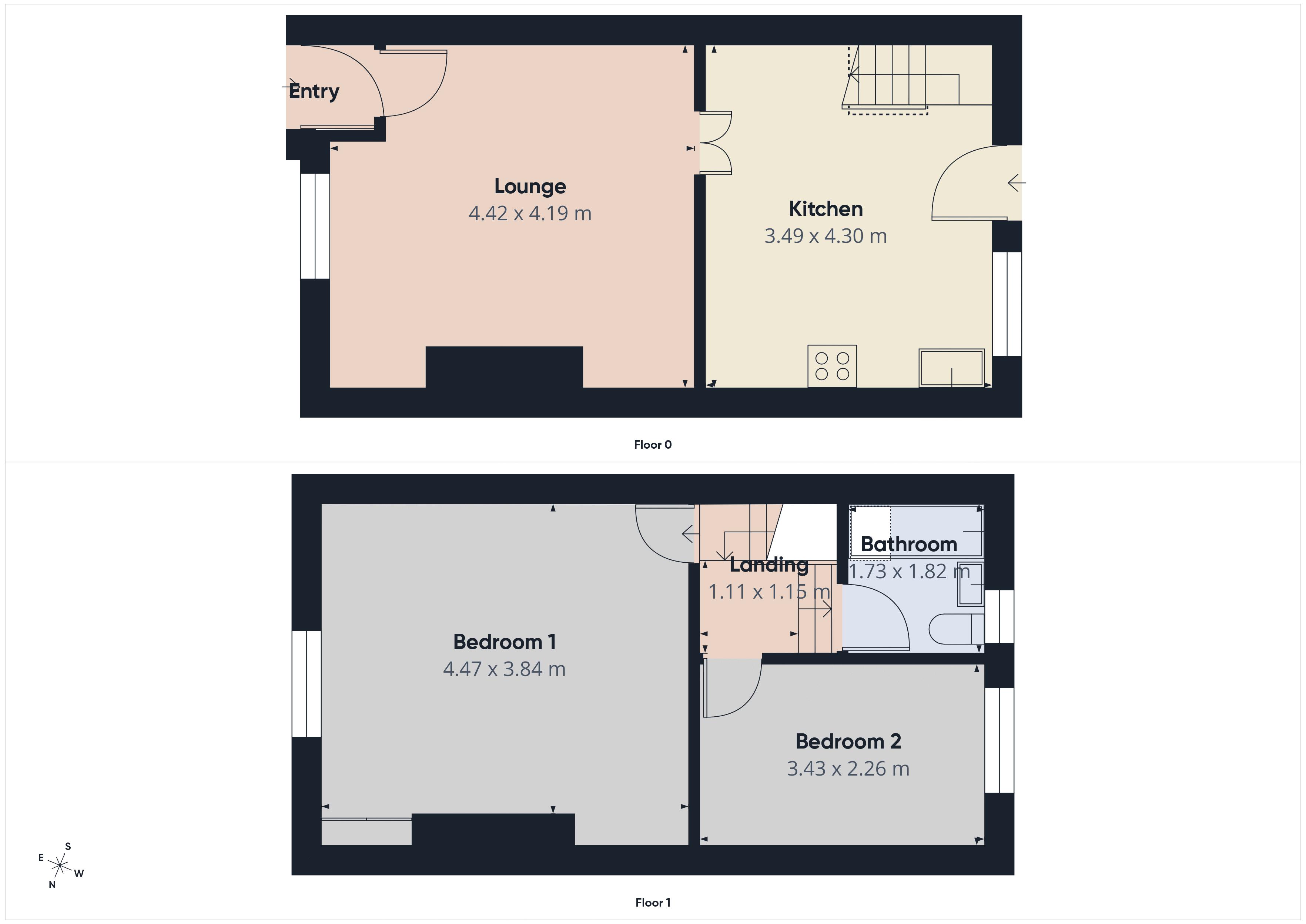 Floorplan for Wild Street, Shaw, Oldham Greater Manchester