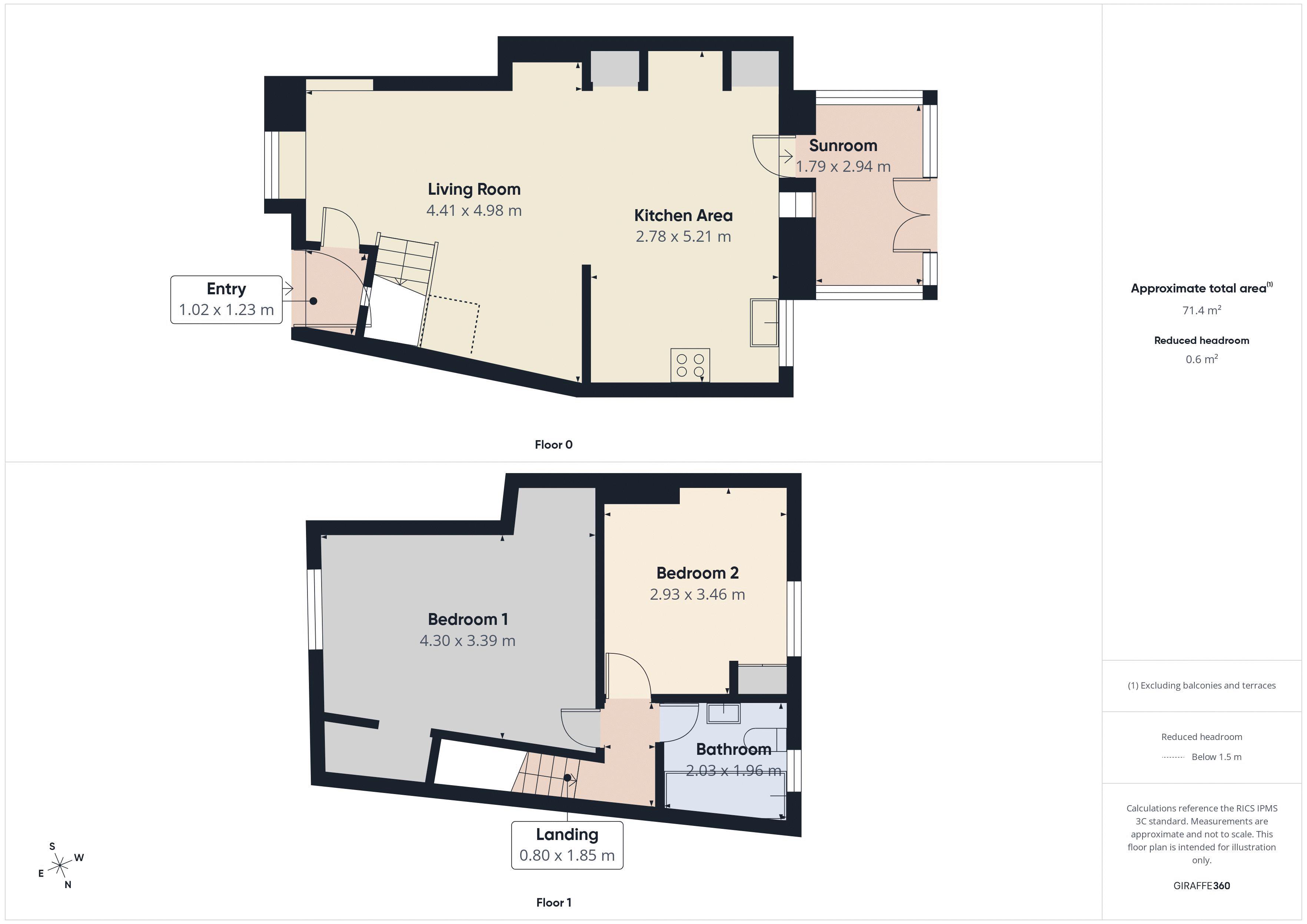 Floorplan for Littlemoor Lane, Oldham, Greater Manchester
