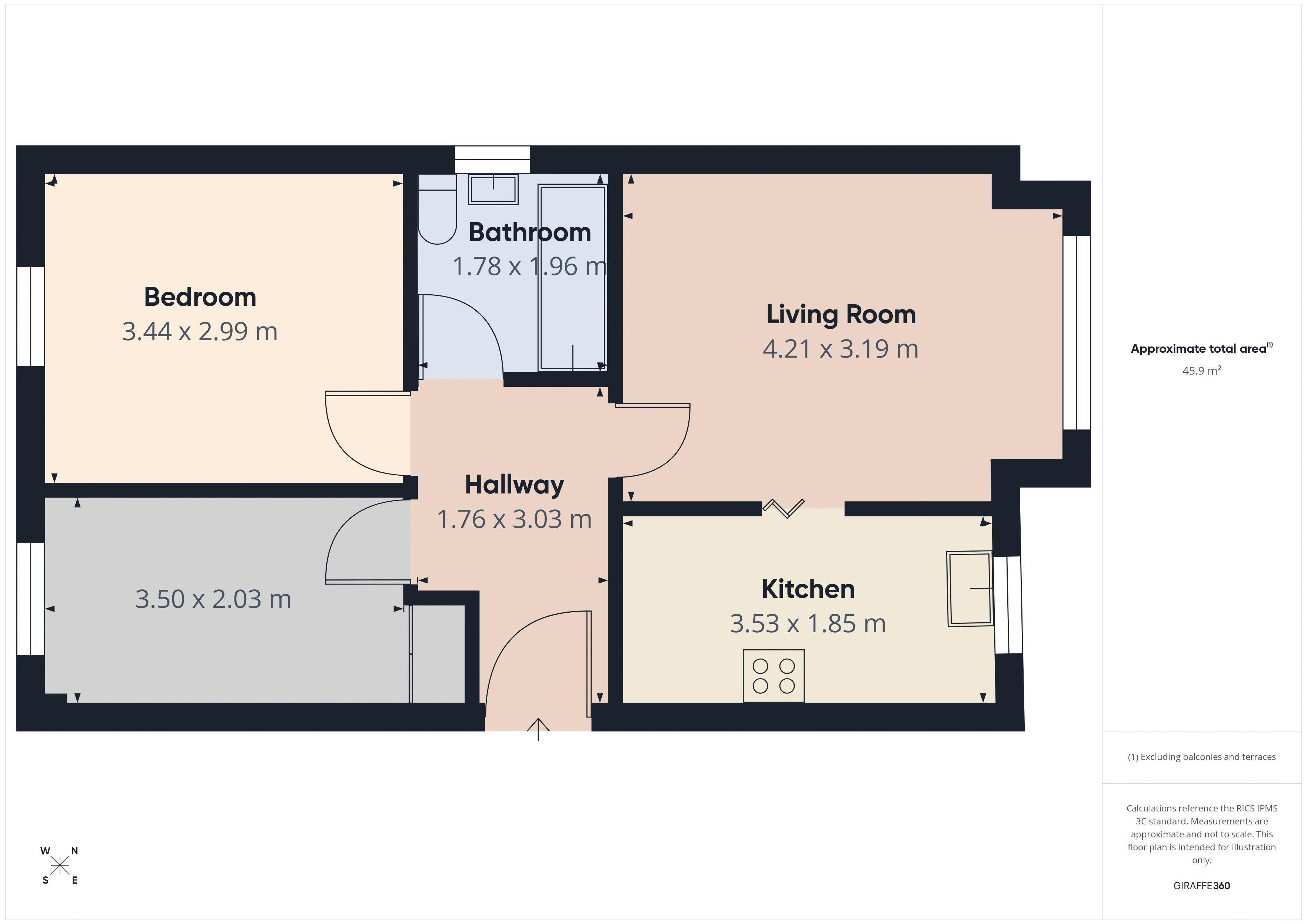 Floorplan for Hilltop Drive, Royton, Oldham Greater Manchester