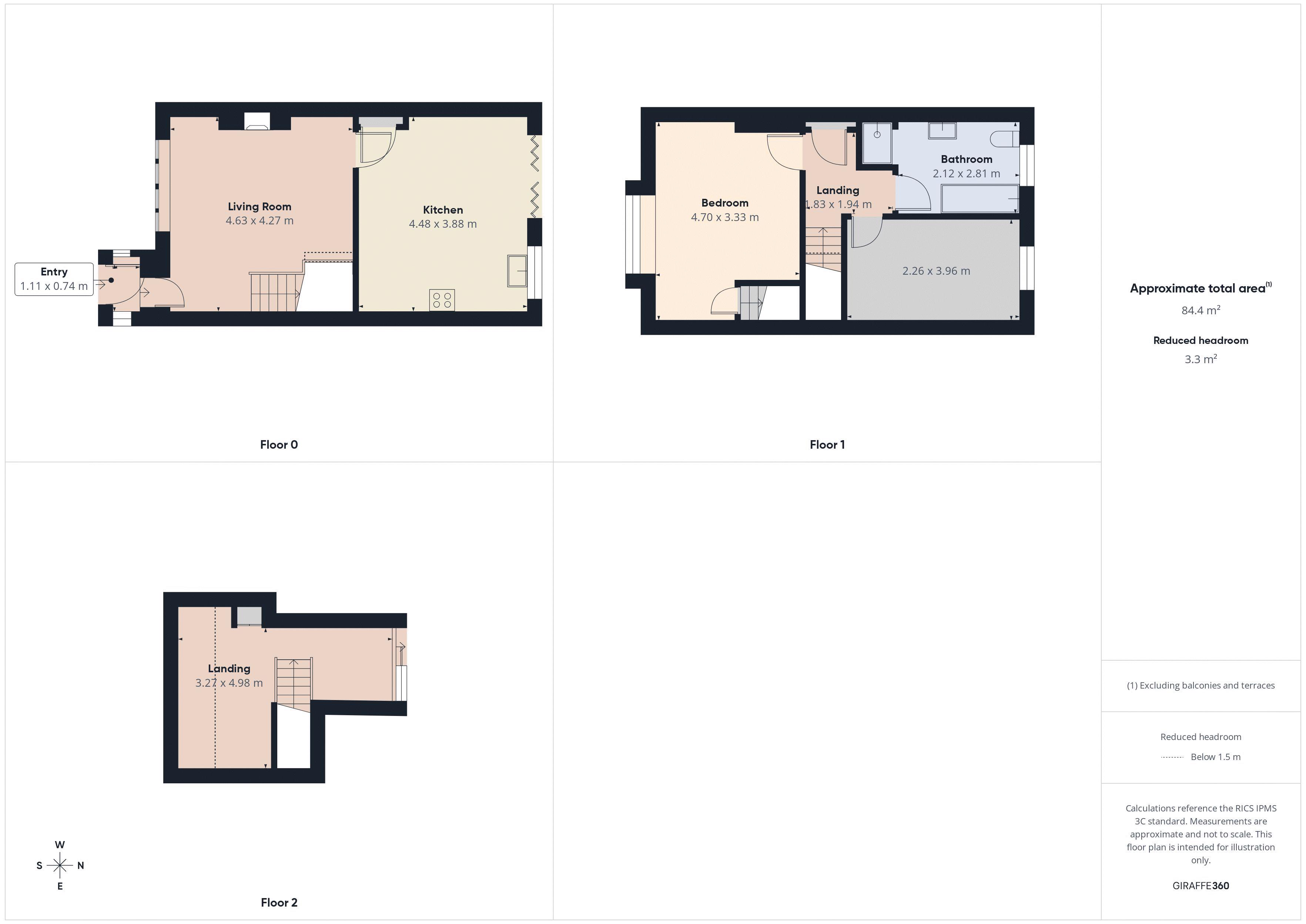 Floorplan for Higher Park, Shaw, Greater Manchester