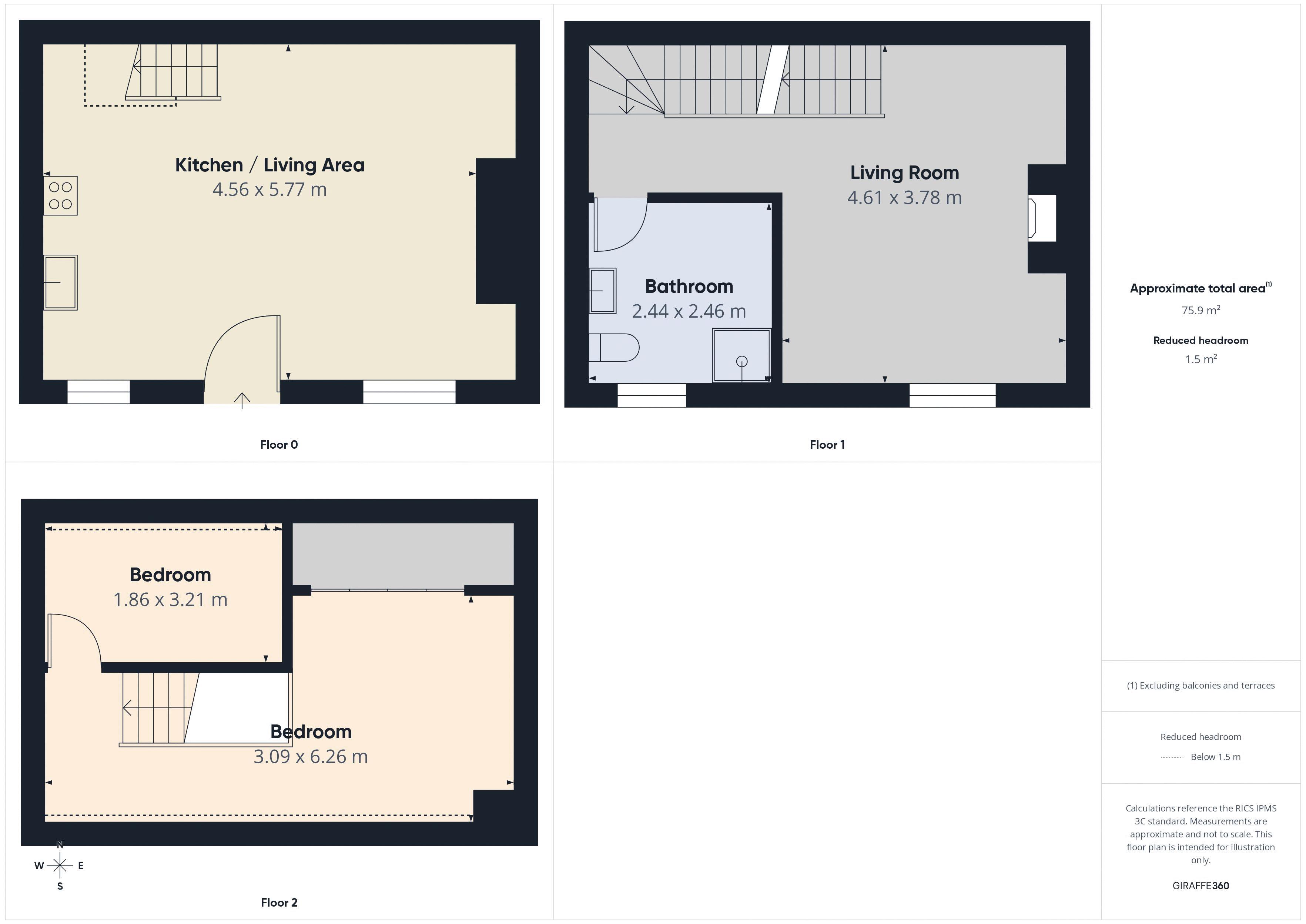 Floorplan for Hill View, Delph, Oldham, Greater Manchester