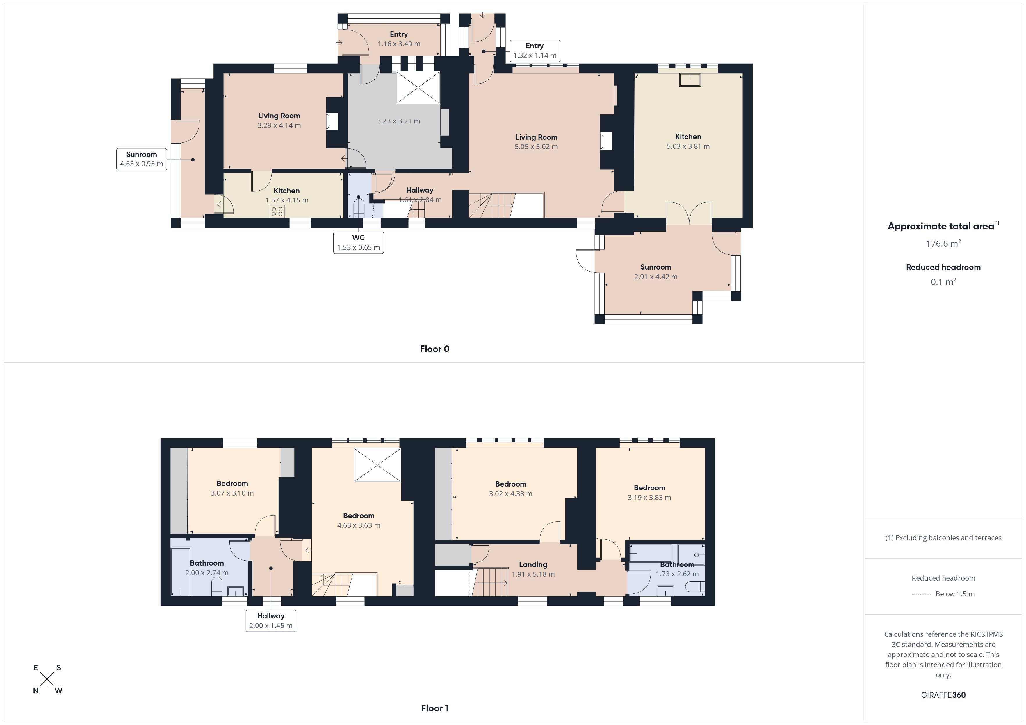 Floorplan for Lower Turf Lane, Scouthead, Oldham, Greater Manchester