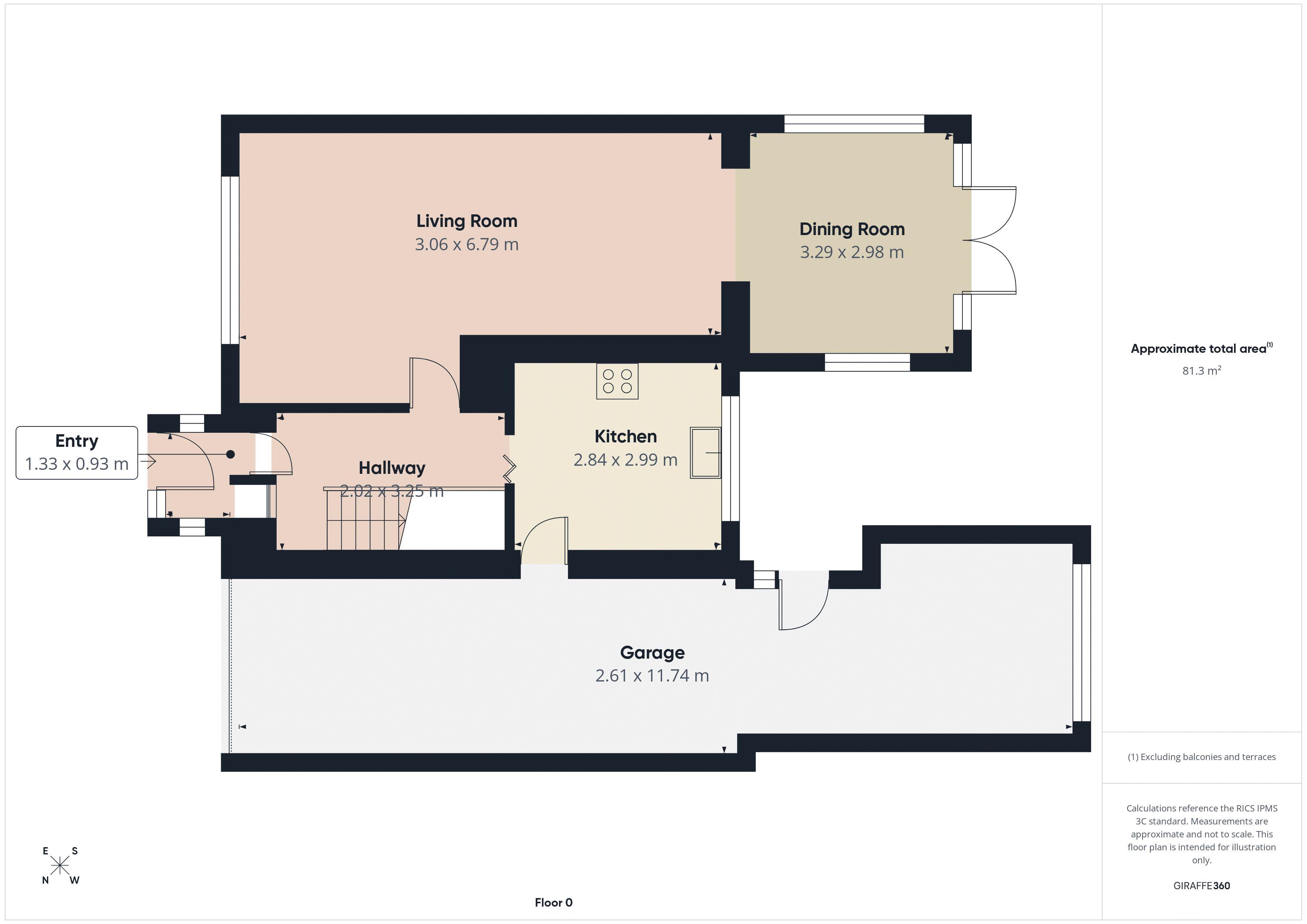 Floorplan for Valley Rise, High Crompton, Shaw