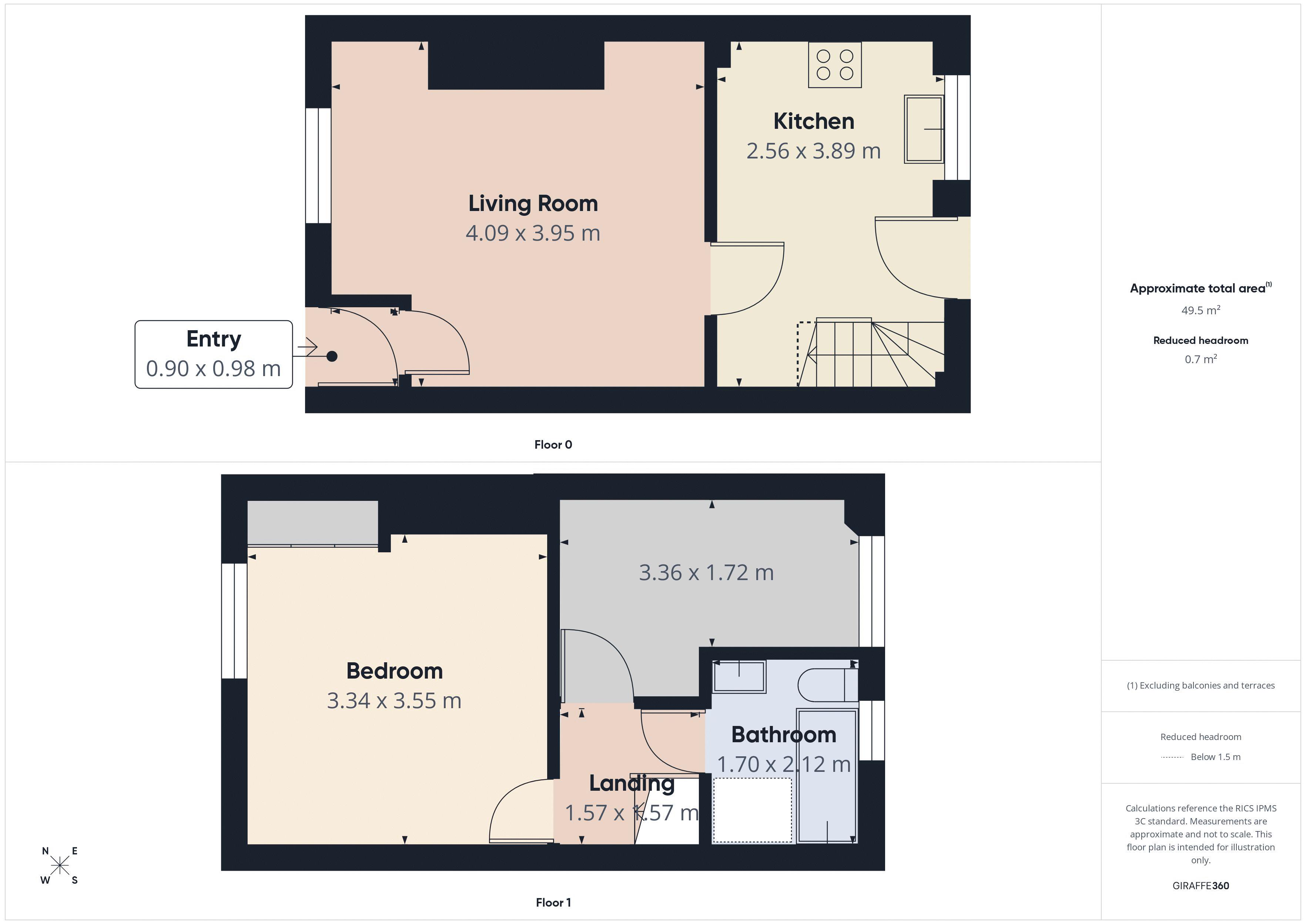 Floorplan for Delph Lane, Delph, Saddleworth