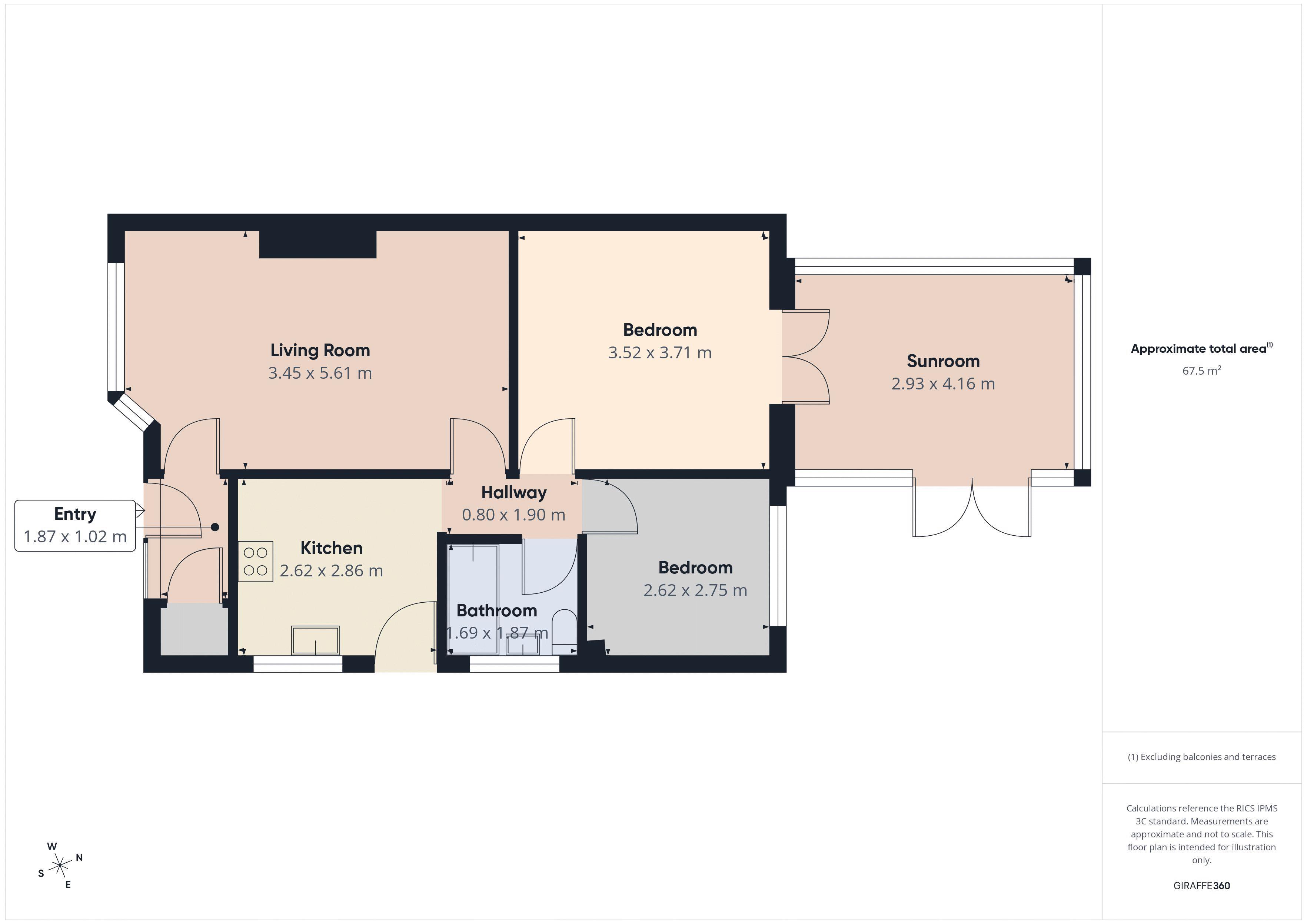 Floorplan for Jordan Avenue, Shaw, Oldham