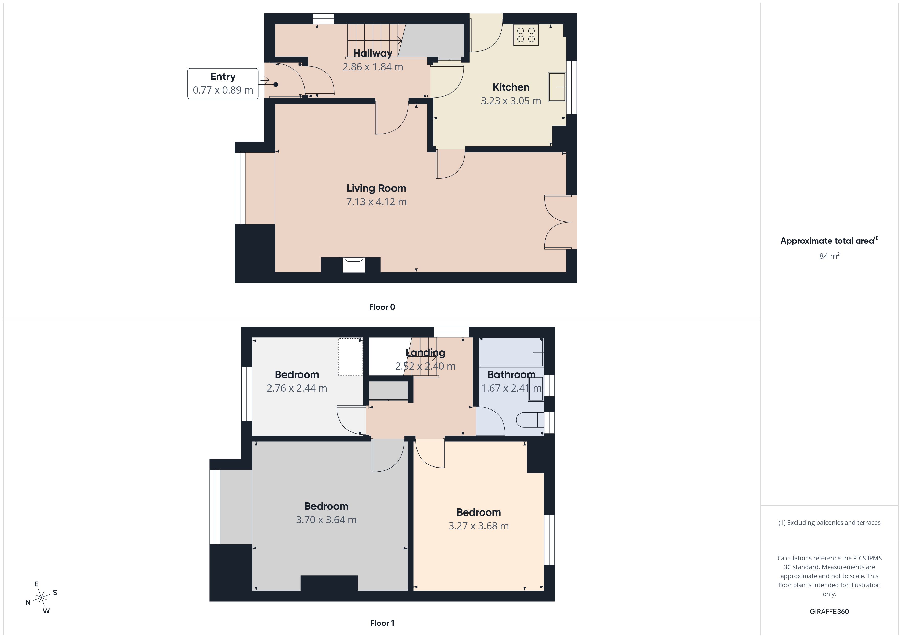Floorplan for Moorside, Oldham