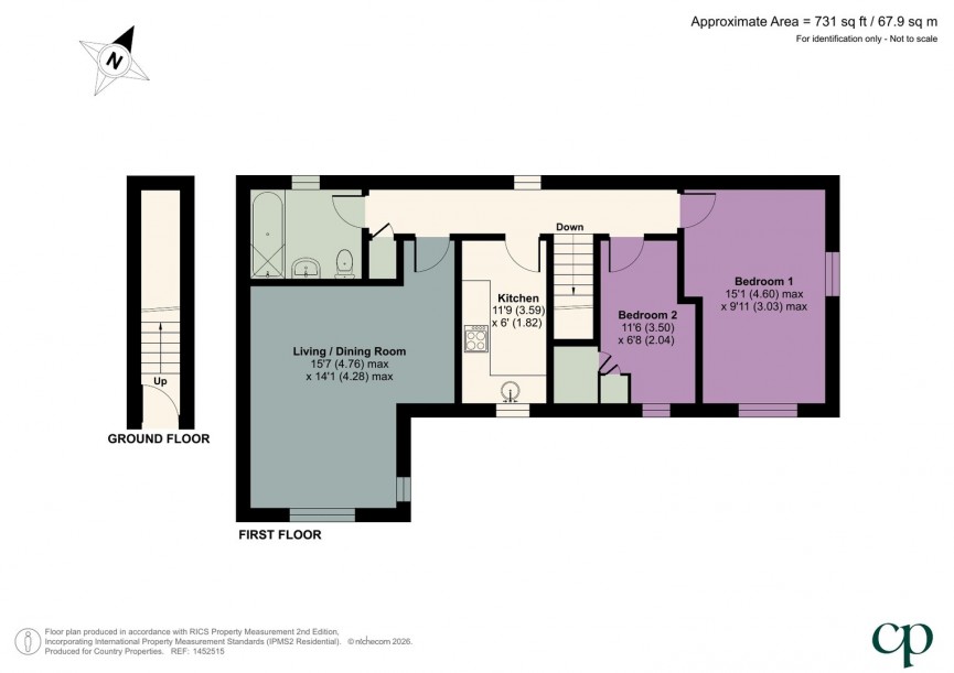 2 bedroom Flat for Sale Coach House Mews, Shefford, Bedfordshire