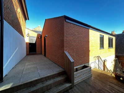 Rear of 10 Bucklersbury, Hitchin, Hertfordshire