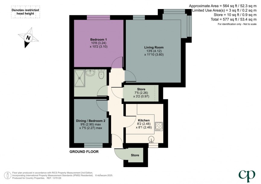 2 bedroom Flat for Sale Wycklond Close, Stotfold, Bedfordshire