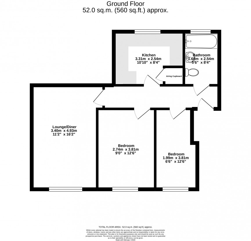 2 bedroom Flat for Letting Node Way Gardens, Welwyn, Hertfordshire