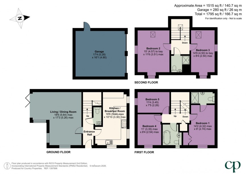 5 bedroom House for Sale Boundary Close, Henlow, Bedfordshire