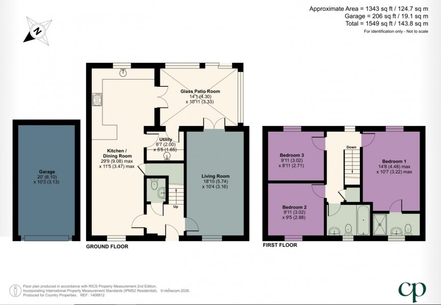 3 bedroom House for Sale Lower Stondon, Henlow, Bedfordshire