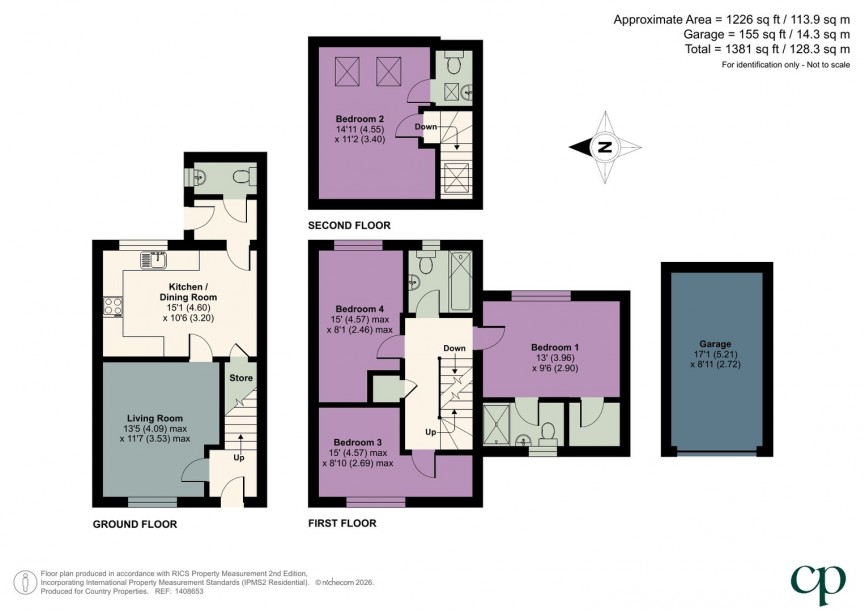 4 bedroom House for Sale Hardy Way, Fairfield, Bedfordshire